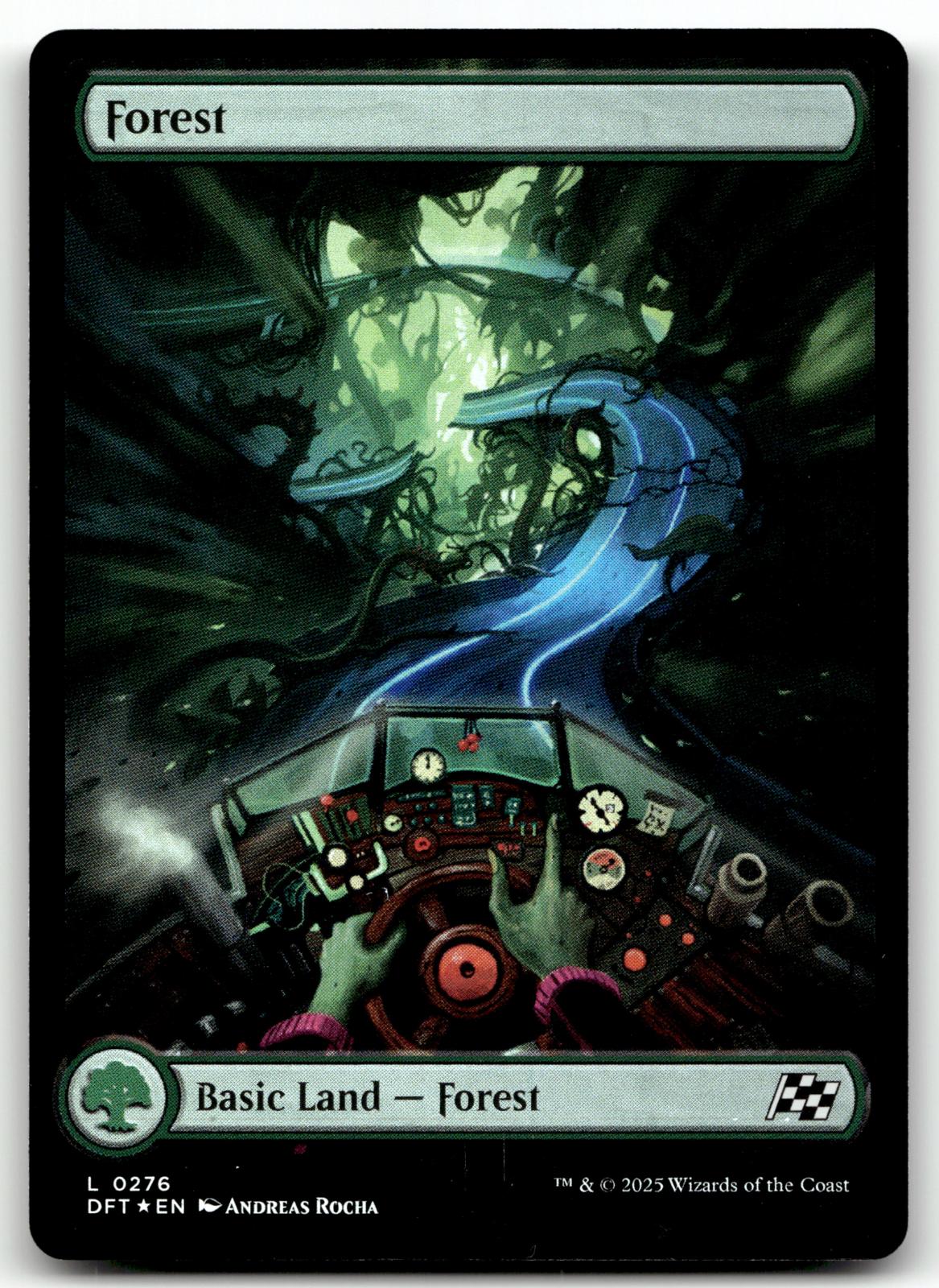 Forest (0276) 276 Land Aetherdrift Magic: The Gathering Foil Near Mint