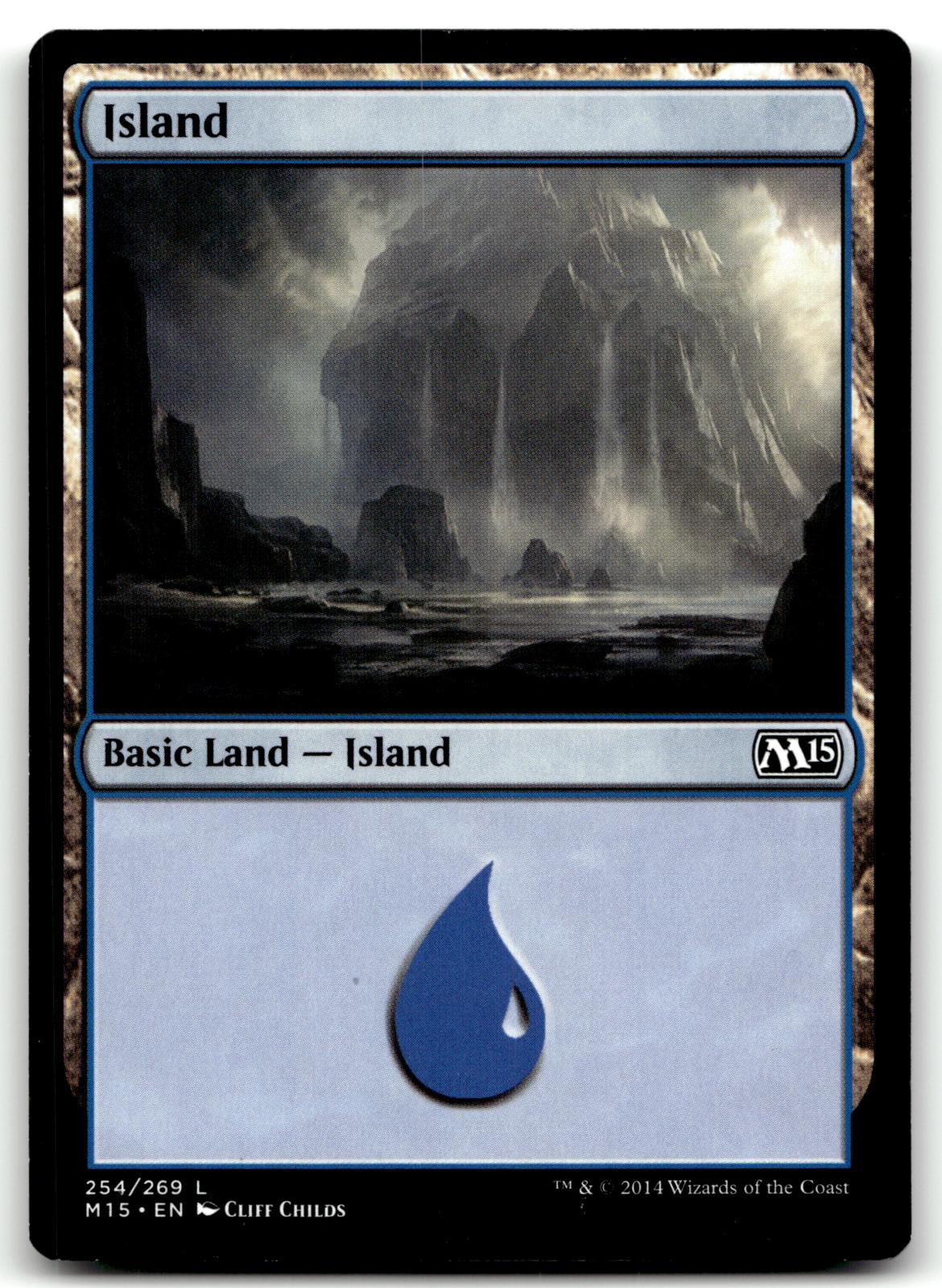 Island (254) 254 Land Magic 2015 (M15) Magic: The Gathering Near Mint