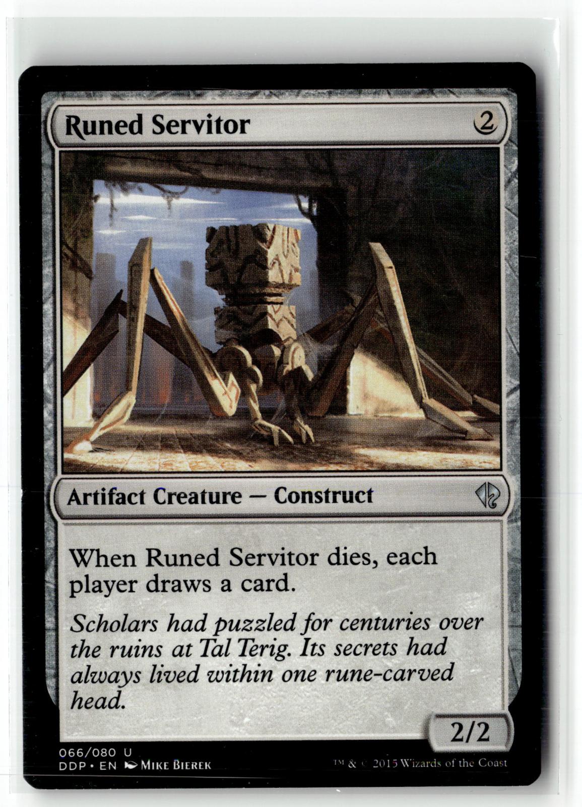 Runed Servitor 66 Duel Decks: Zendikar vs. Eldrazi Magic: The Gathering NM
