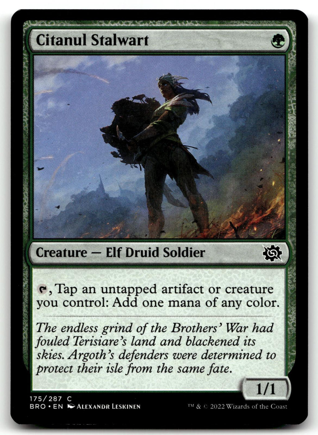 Citanul Stalwart 175 Common The Brothers' War Magic: The Gathering Near Mint