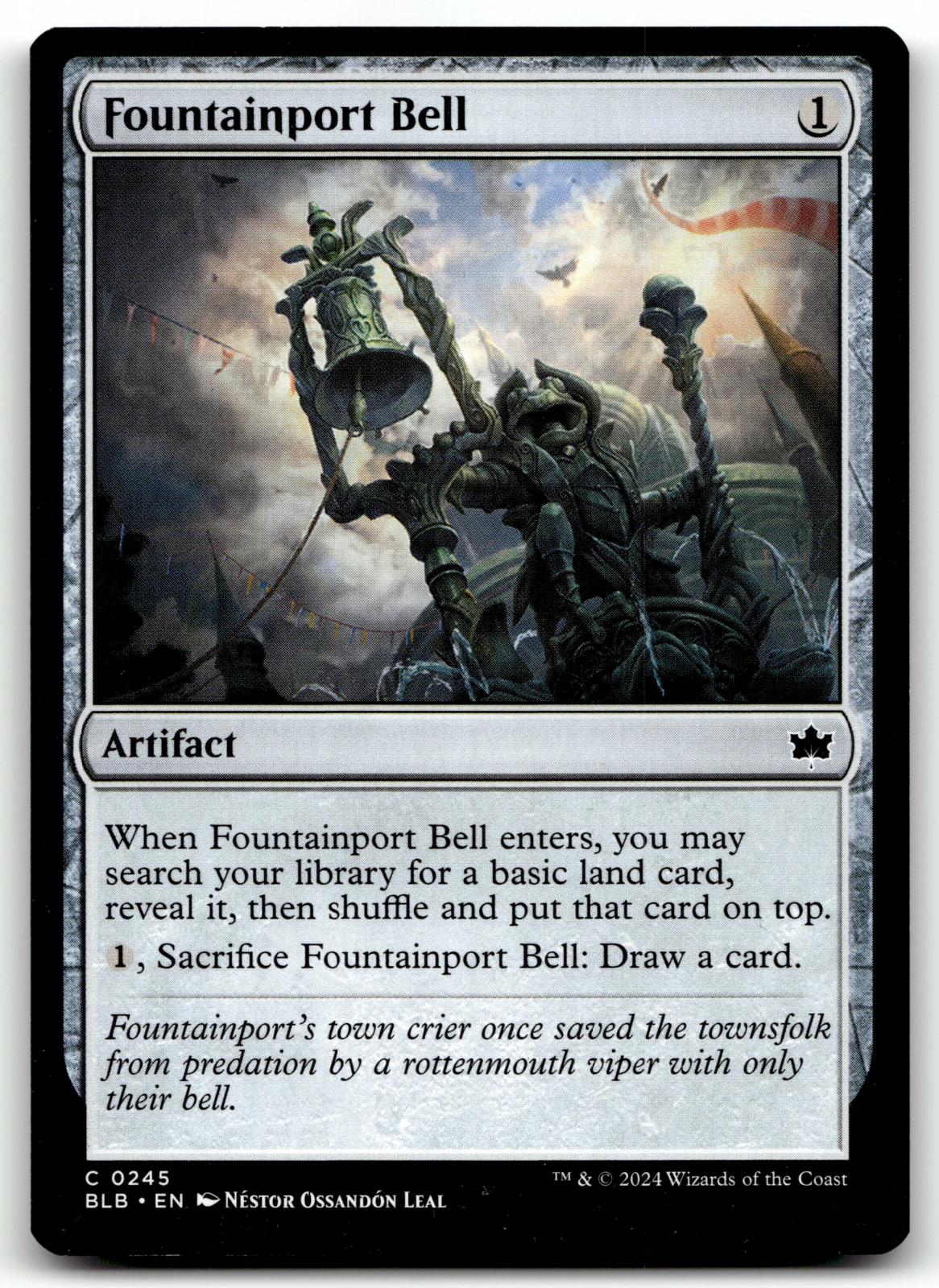 Fountainport Bell 245 Common Bloomburrow Magic: The Gathering Near Mint