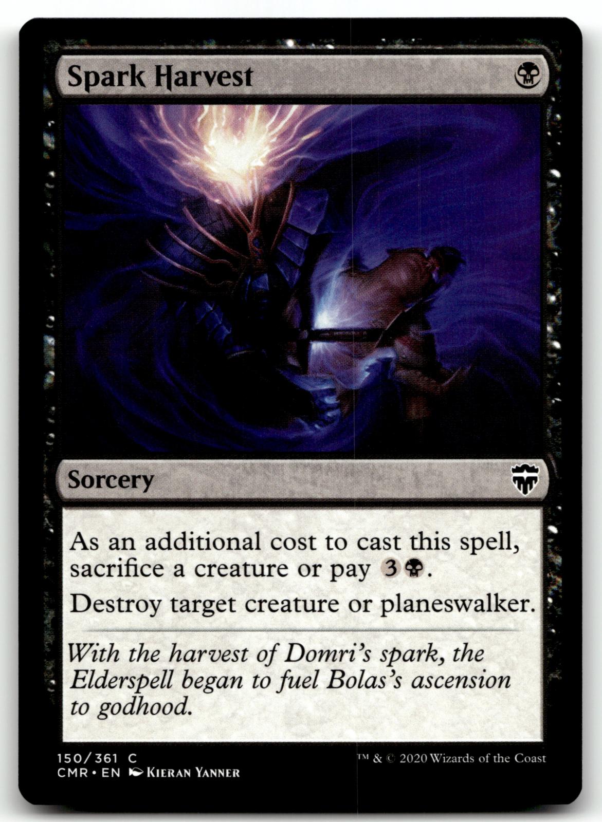 Spark Harvest 150 Common Commander Legends Magic: The Gathering Near Mint