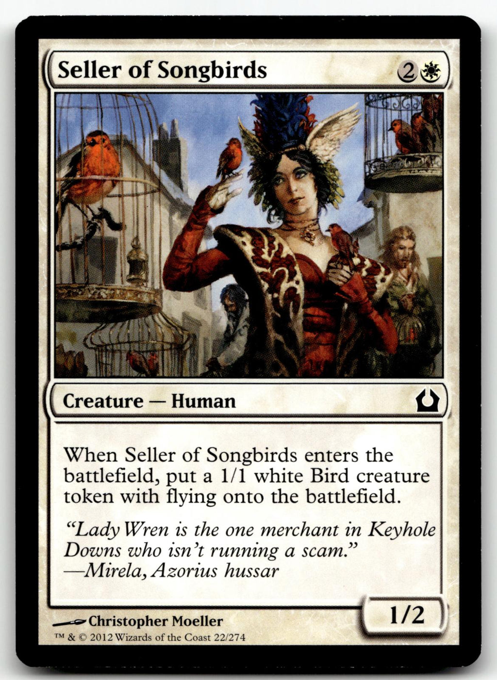 Seller of Songbirds 22 Common Return to Ravnica Magic: The Gathering Near Mint