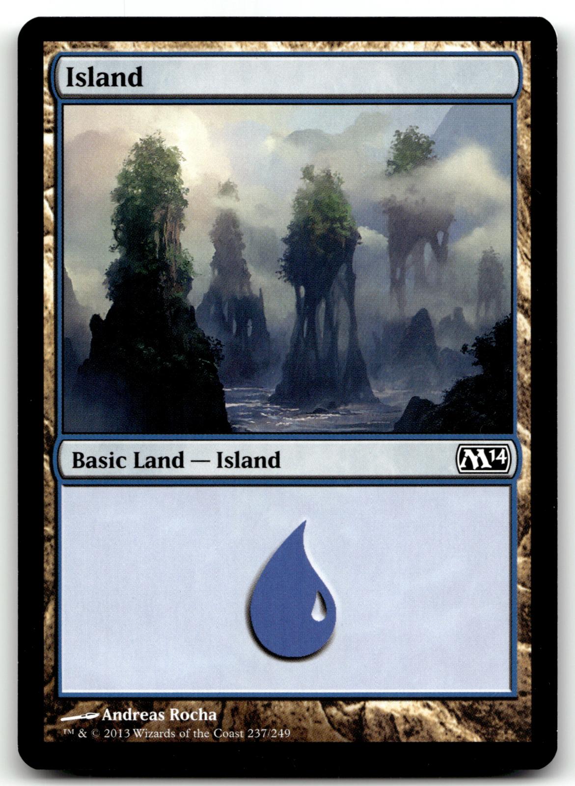 Island (237) 237 Land Magic 2014 (M14) Magic: The Gathering Near Mint