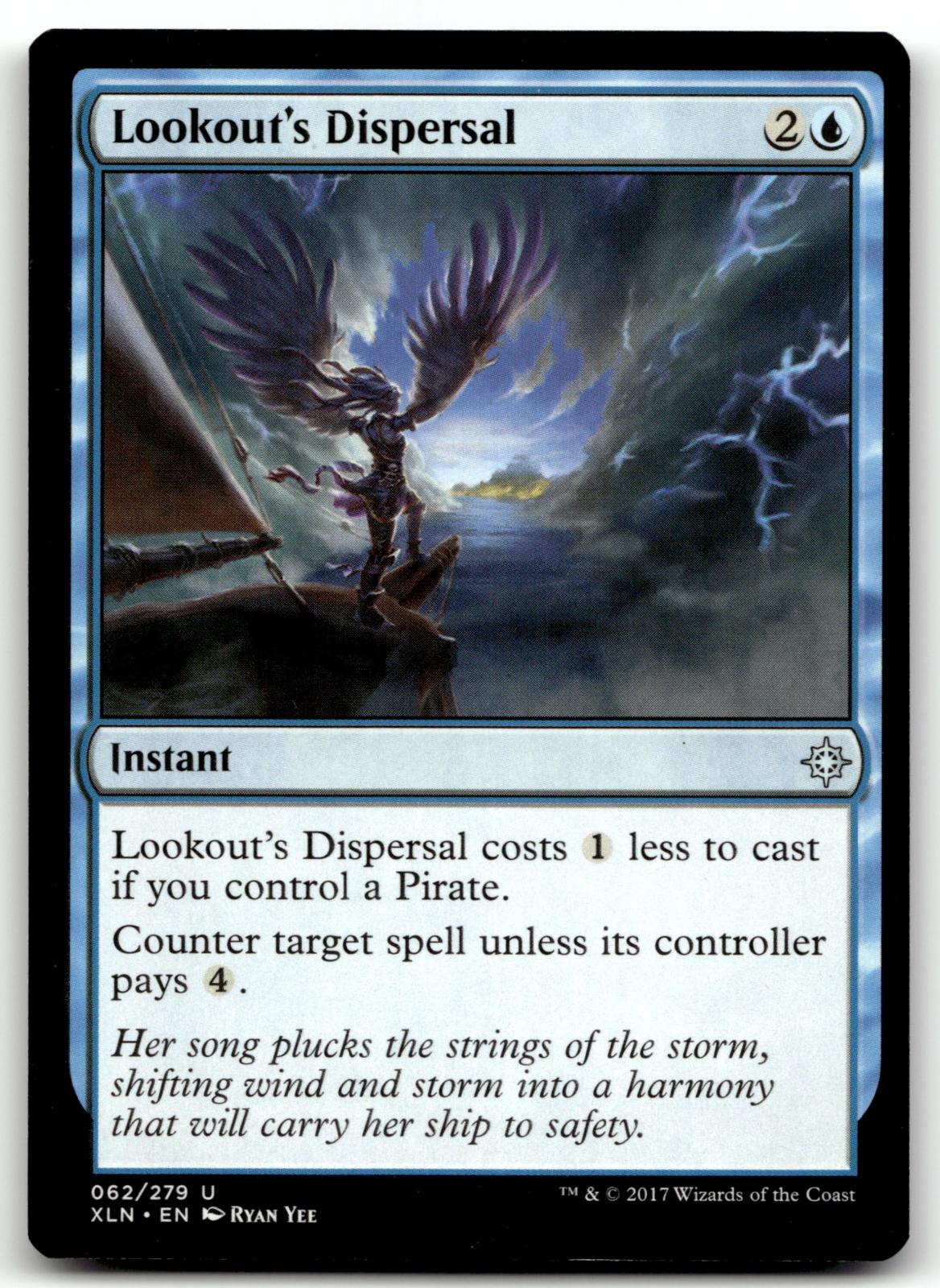 Lookout's Dispersal 62 Uncommon Ixalan Magic: The Gathering Near Mint