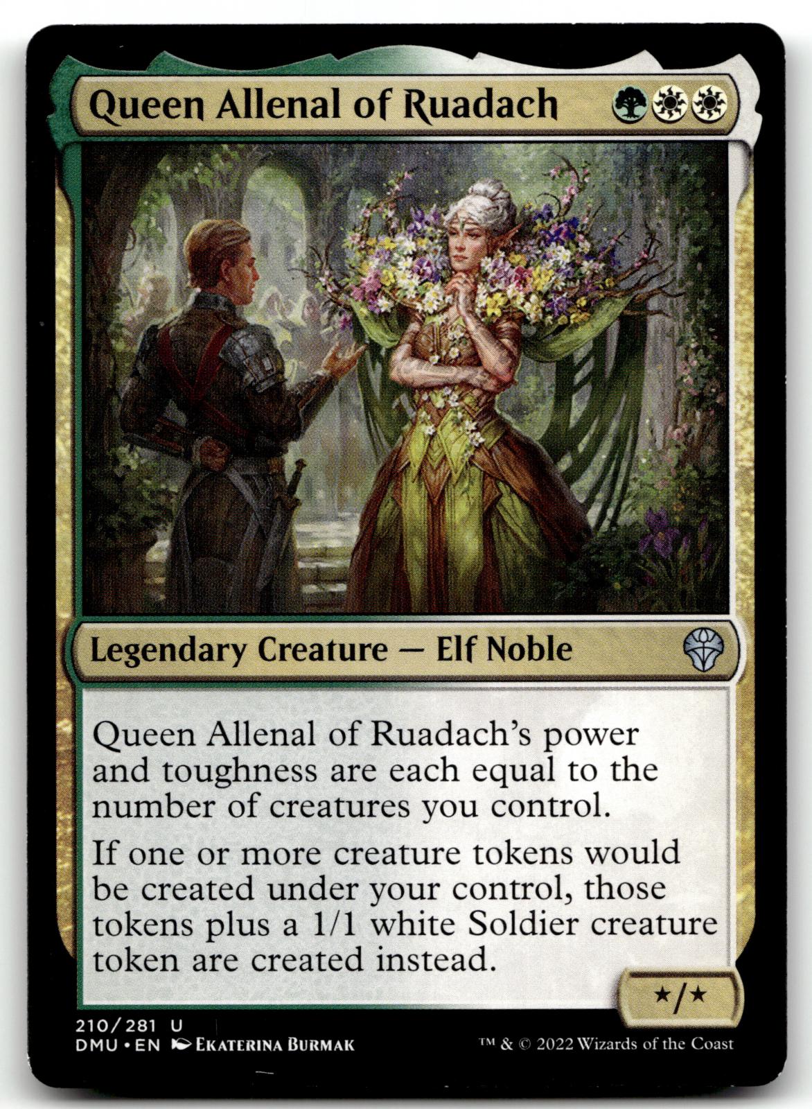 Queen Allenal of Ruadach 210 Uncommon Dominaria United Magic: The Gathering NM