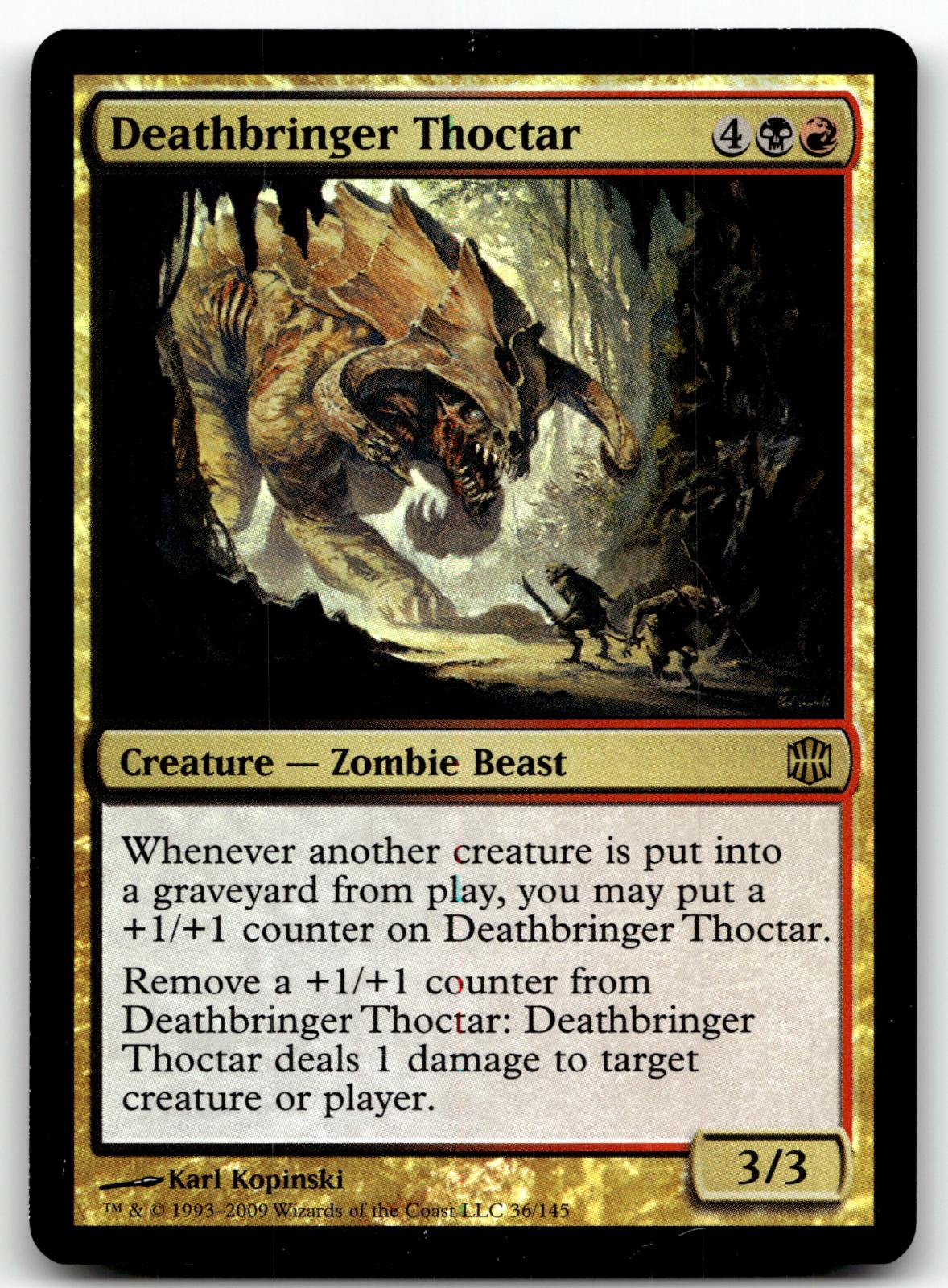 Deathbringer Thoctar 36 Rare Alara Reborn Magic: The Gathering Foil Near Mint