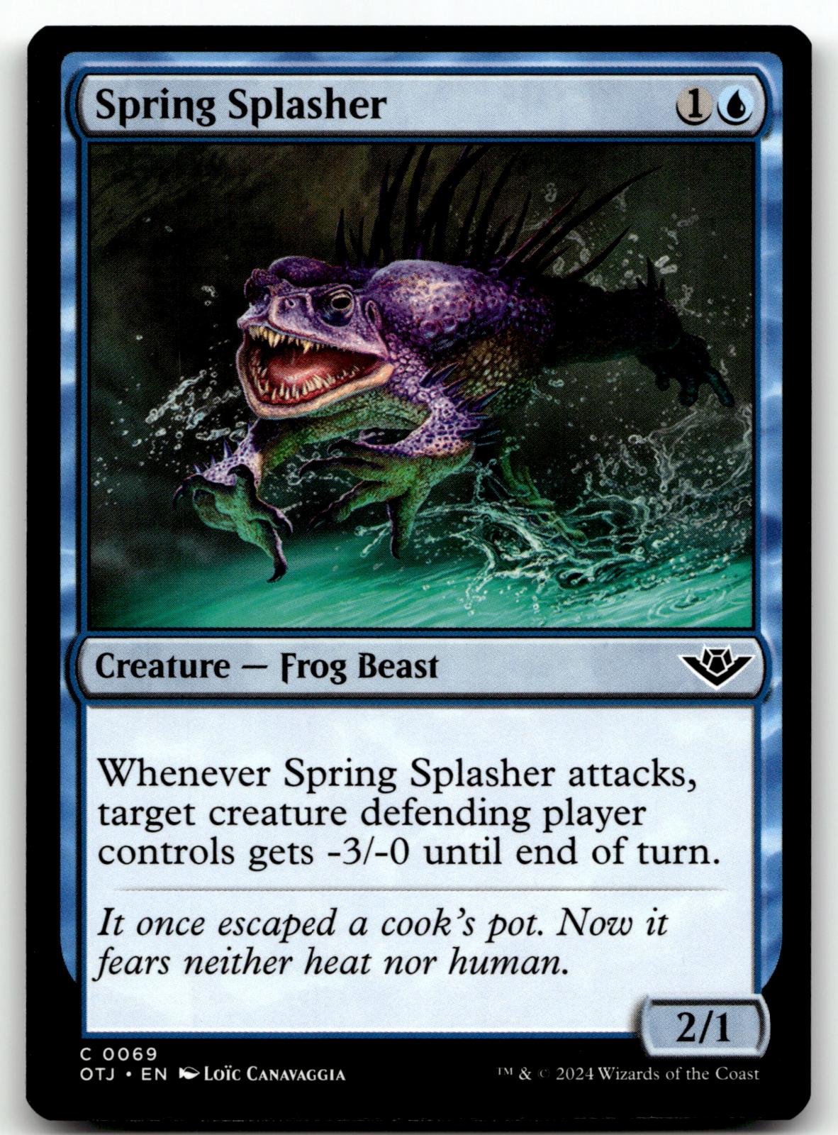 Spring Splasher 69 Common Outlaws of Thunder Junction Magic: The Gathering NM