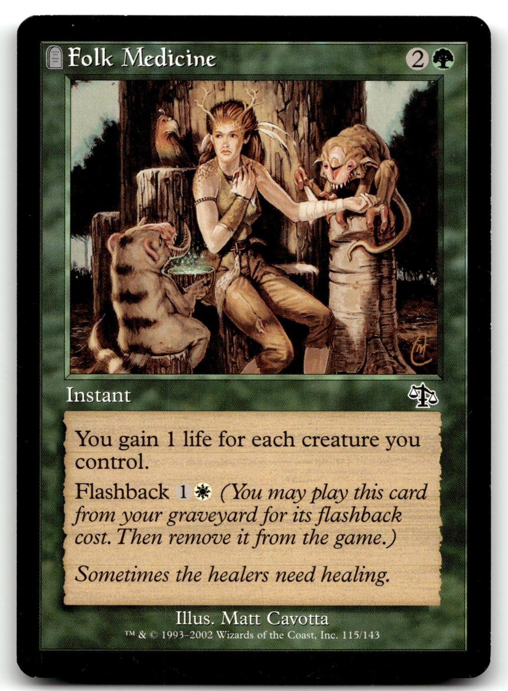 Folk Medicine 115 Common Judgment Magic: The Gathering Near Mint