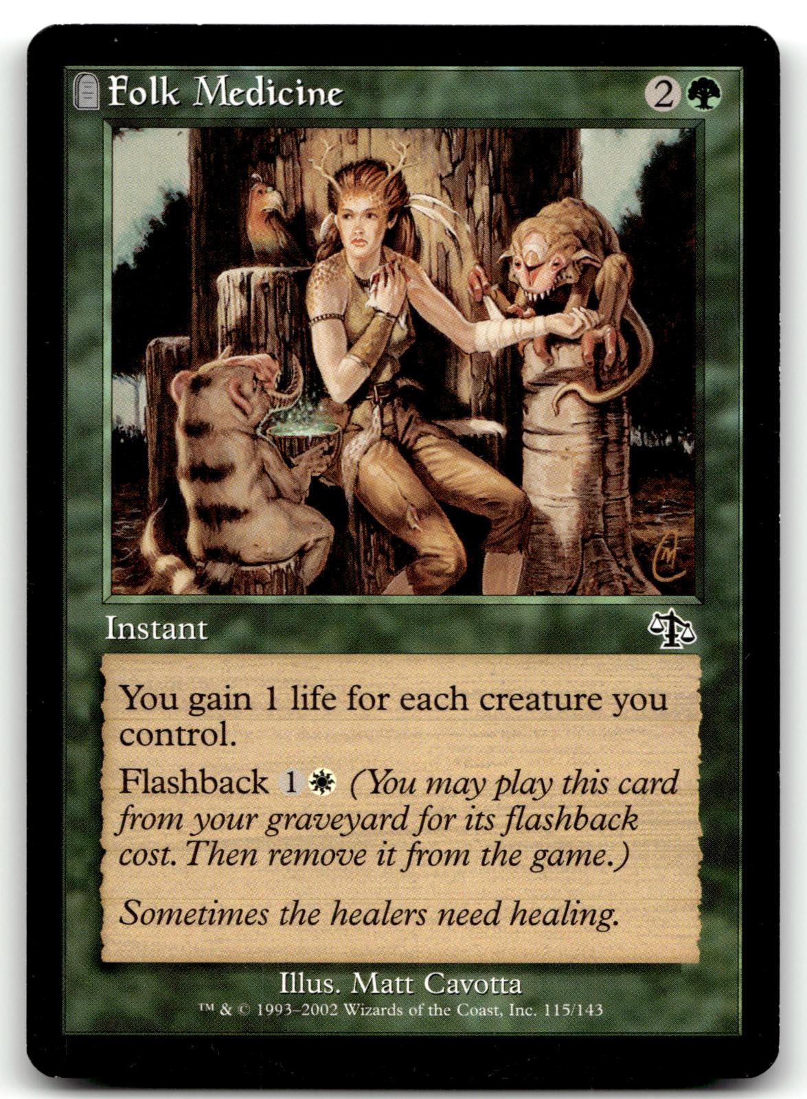 Folk Medicine 115 Common Judgment Magic: The Gathering Near Mint