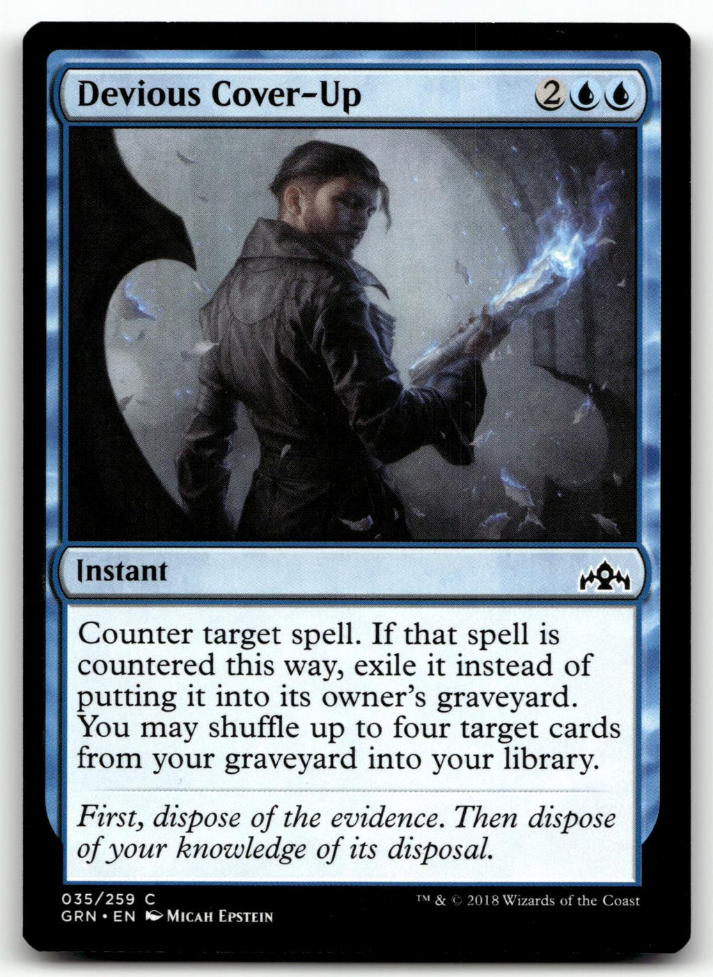 Devious Cover-Up 35 Common Guilds of Ravnica Magic: The Gathering Near Mint