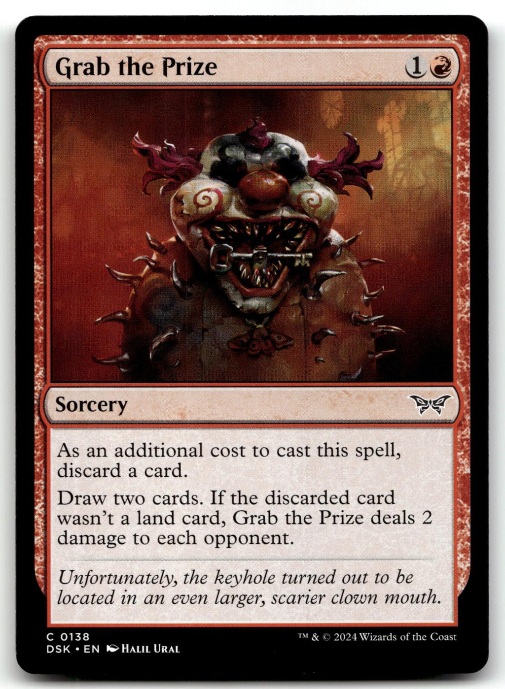 Grab the Prize 138 Common Duskmourn: House of Horror Magic: The Gathering NM