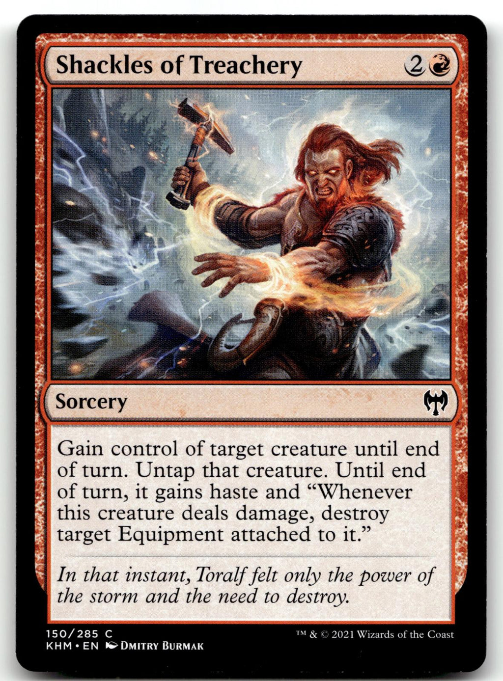 Shackles of Treachery 150 Common Kaldheim Magic: The Gathering Near Mint