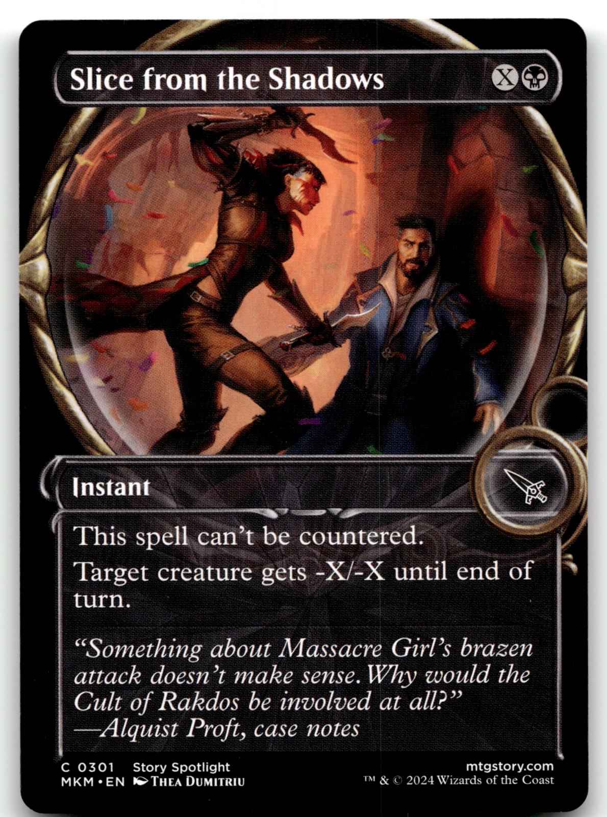 Slice from the Shadows (Showcase) 301 Murders at Karlov Manor Magic: 