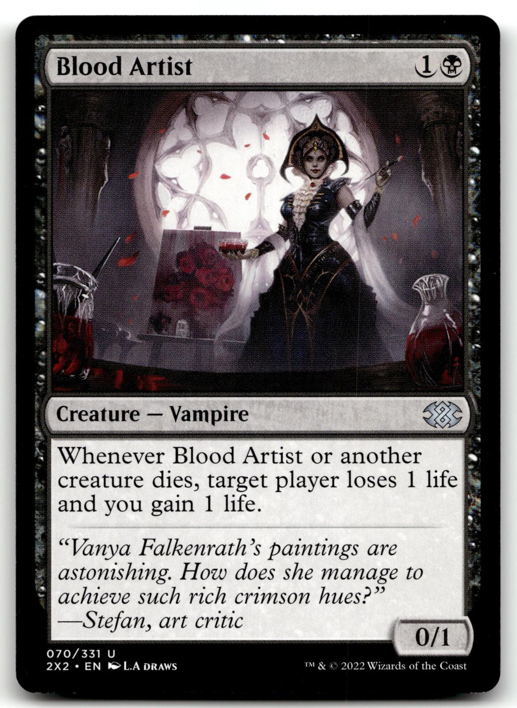 Blood Artist 70 Uncommon Double Masters 2022 Magic: The Gathering Near Mint