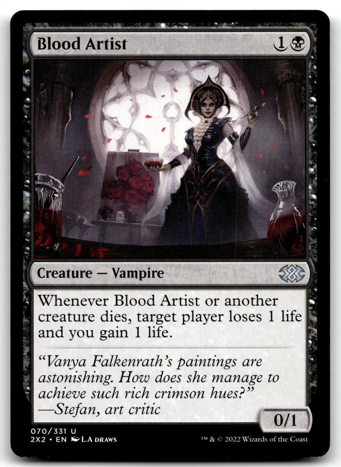 Blood Artist 70 Uncommon Double Masters 2022 Magic: The Gathering Near Mint