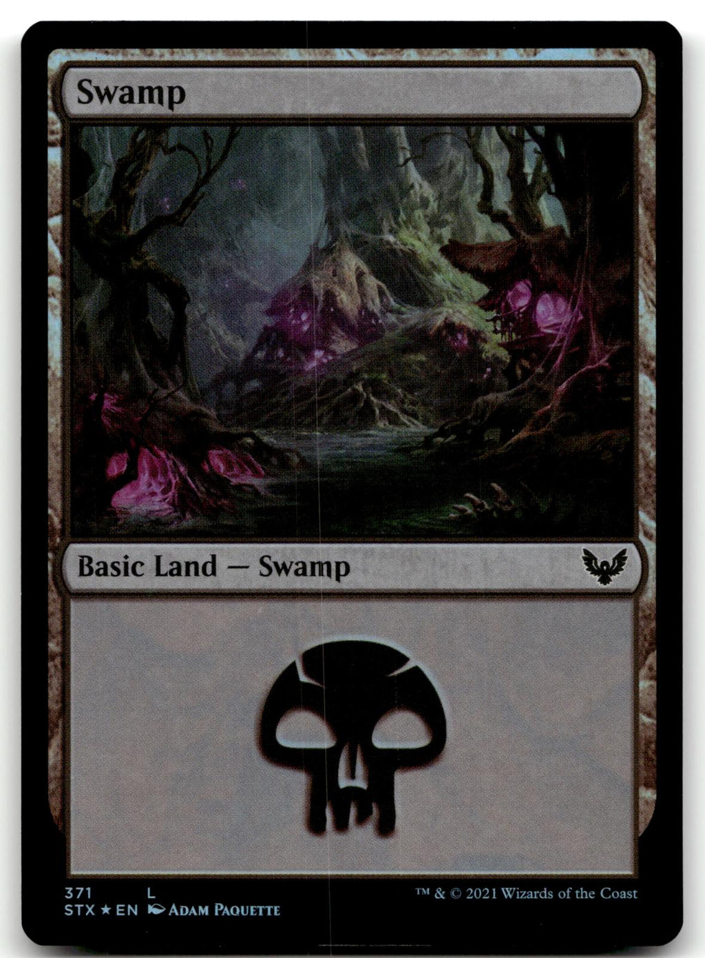 Swamp (371) 371 Land Strixhaven: School of Mages Magic: The Gathering Foil NM