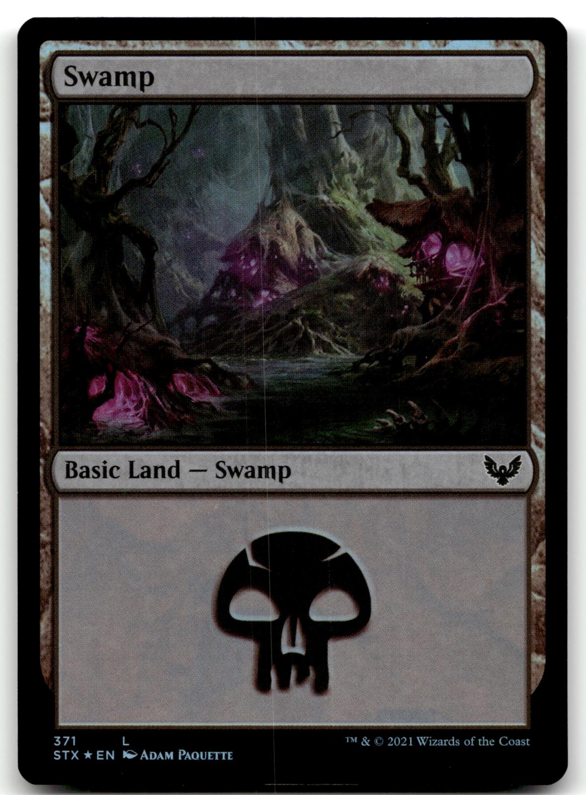 Swamp (371) 371 Land Strixhaven: School of Mages Magic: The Gathering Foil NM