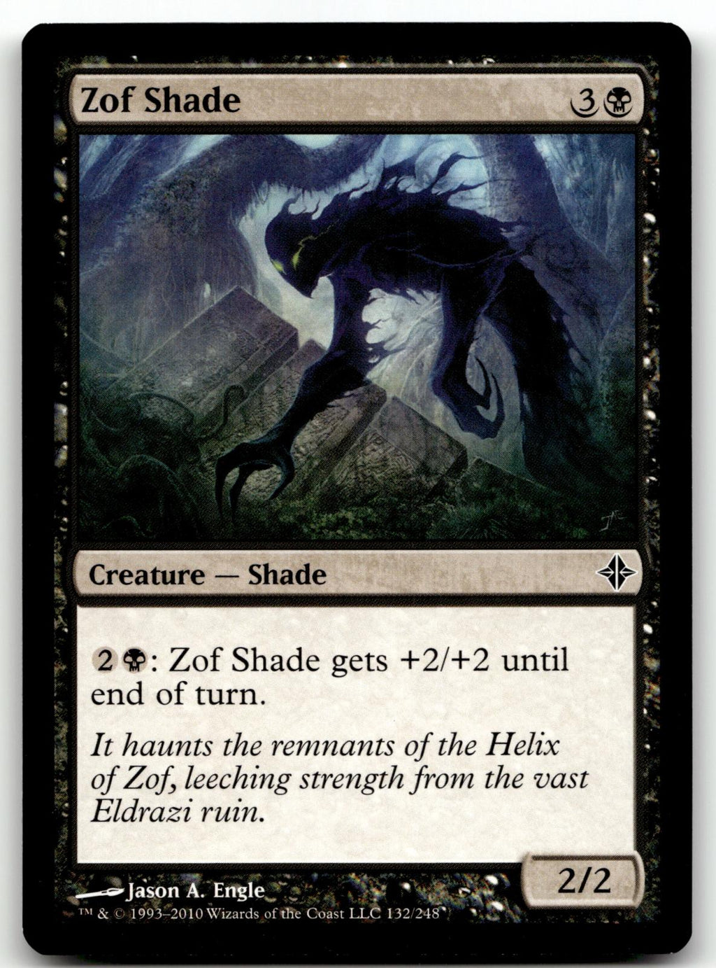 Zof Shade 132 Common Rise of the Eldrazi Magic: The Gathering Near Mint
