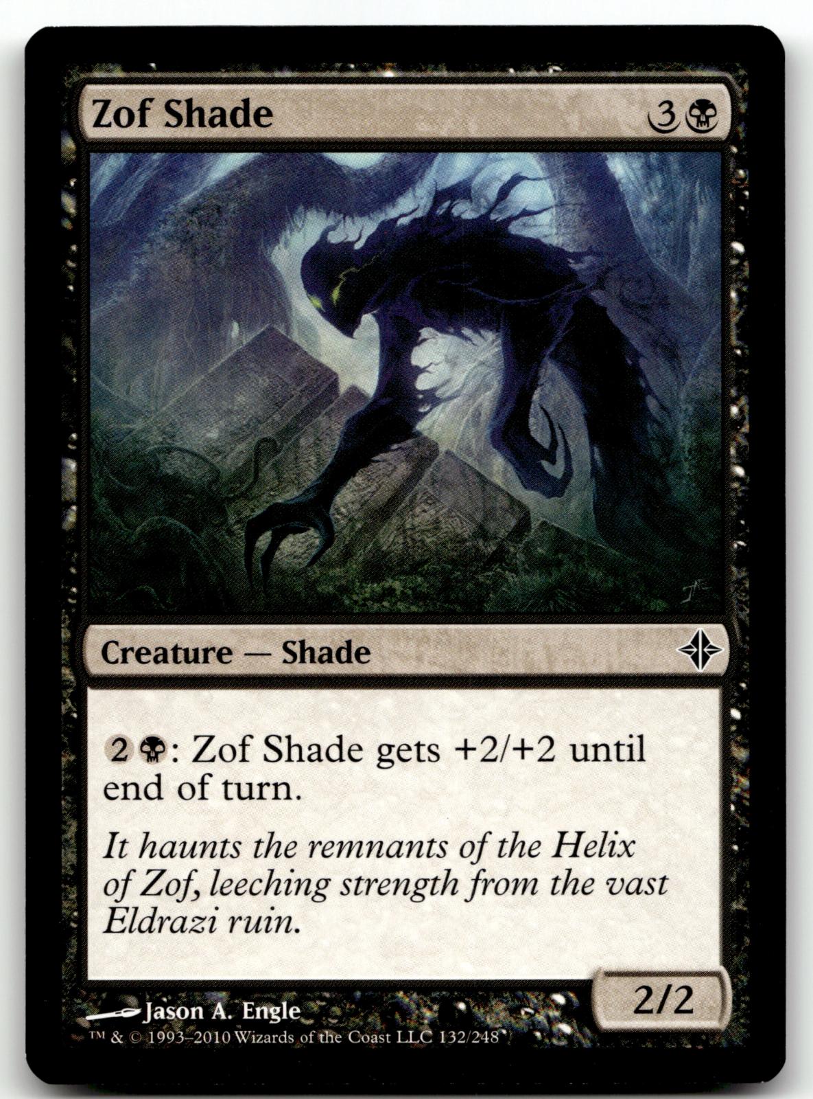 Zof Shade 132 Common Rise of the Eldrazi Magic: The Gathering Near Mint