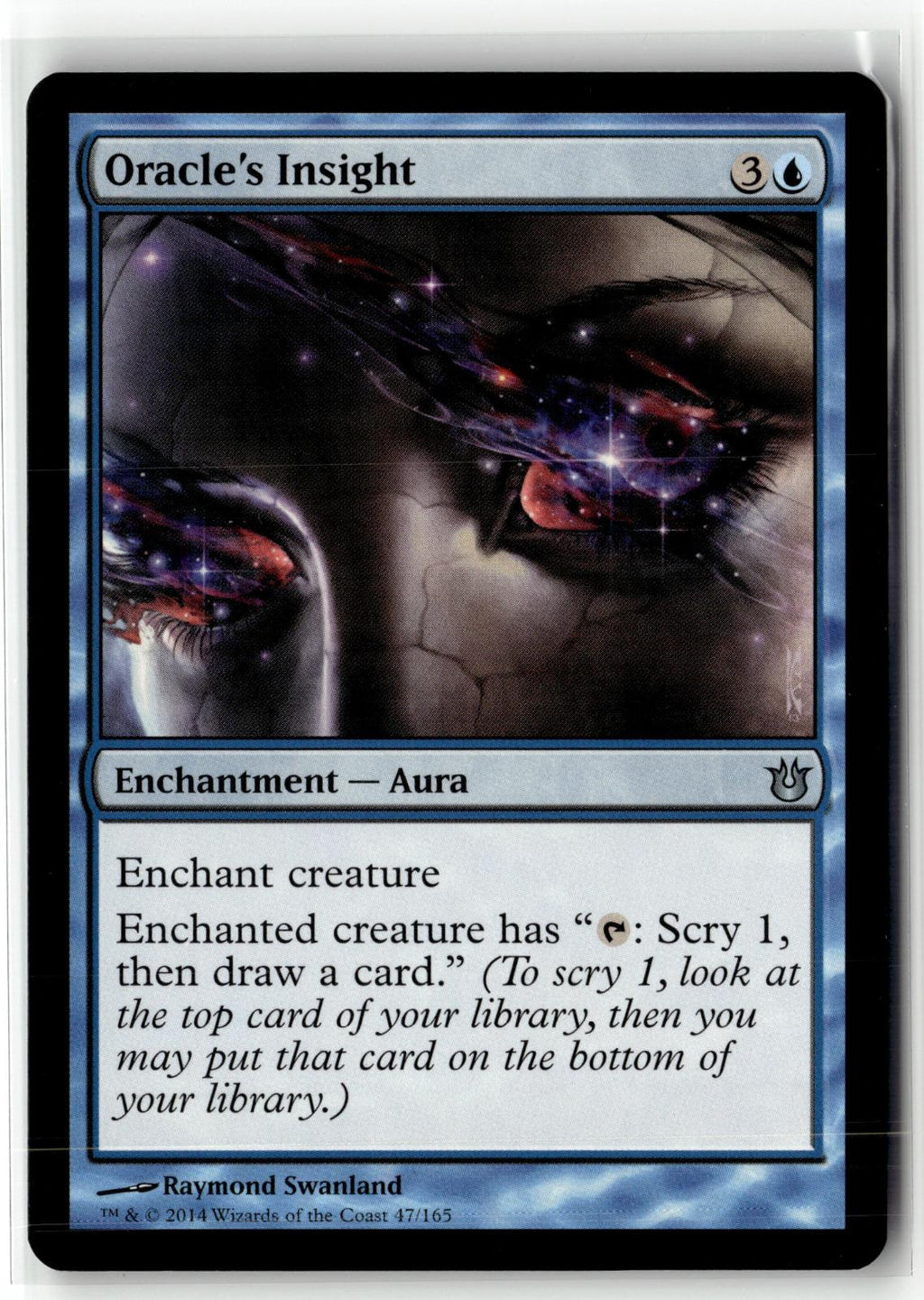 Oracle's Insight 47 Uncommon Born of the Gods Magic: The Gathering Near Mint