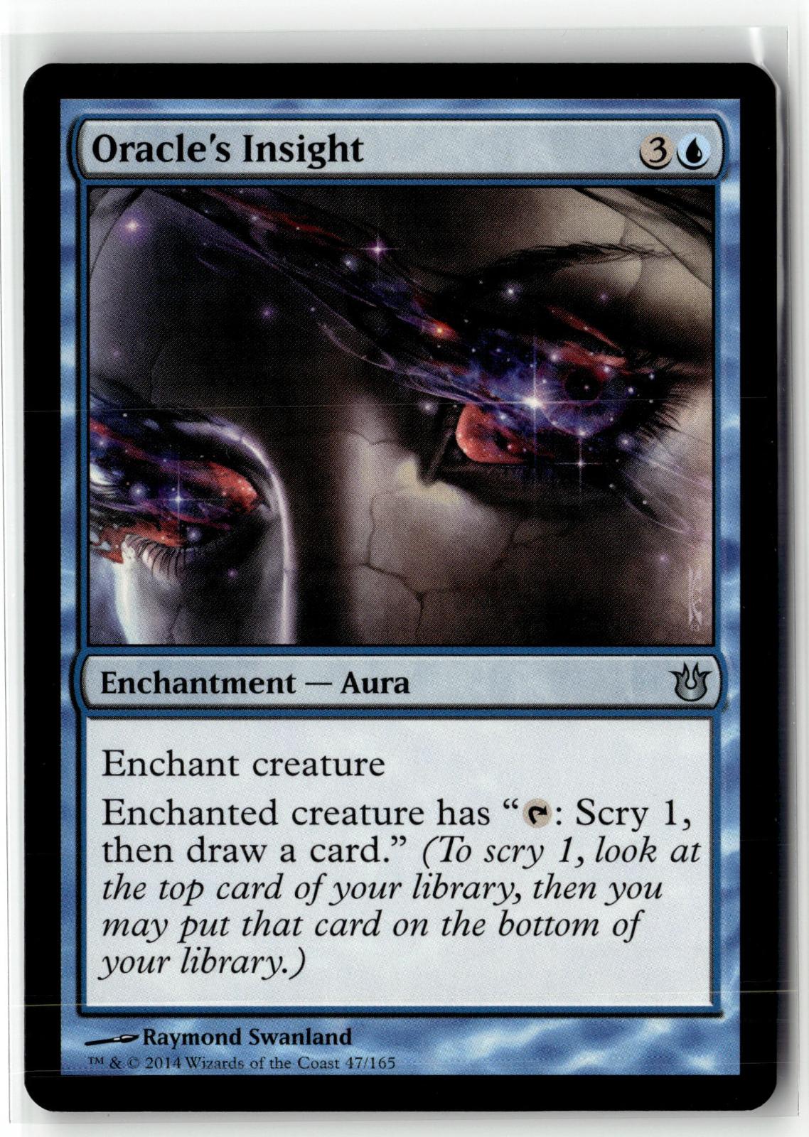 Oracle's Insight 47 Uncommon Born of the Gods Magic: The Gathering Near Mint