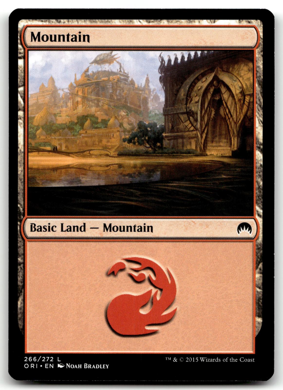 Mountain (266) 266 Land Magic Origins Magic: The Gathering Near Mint