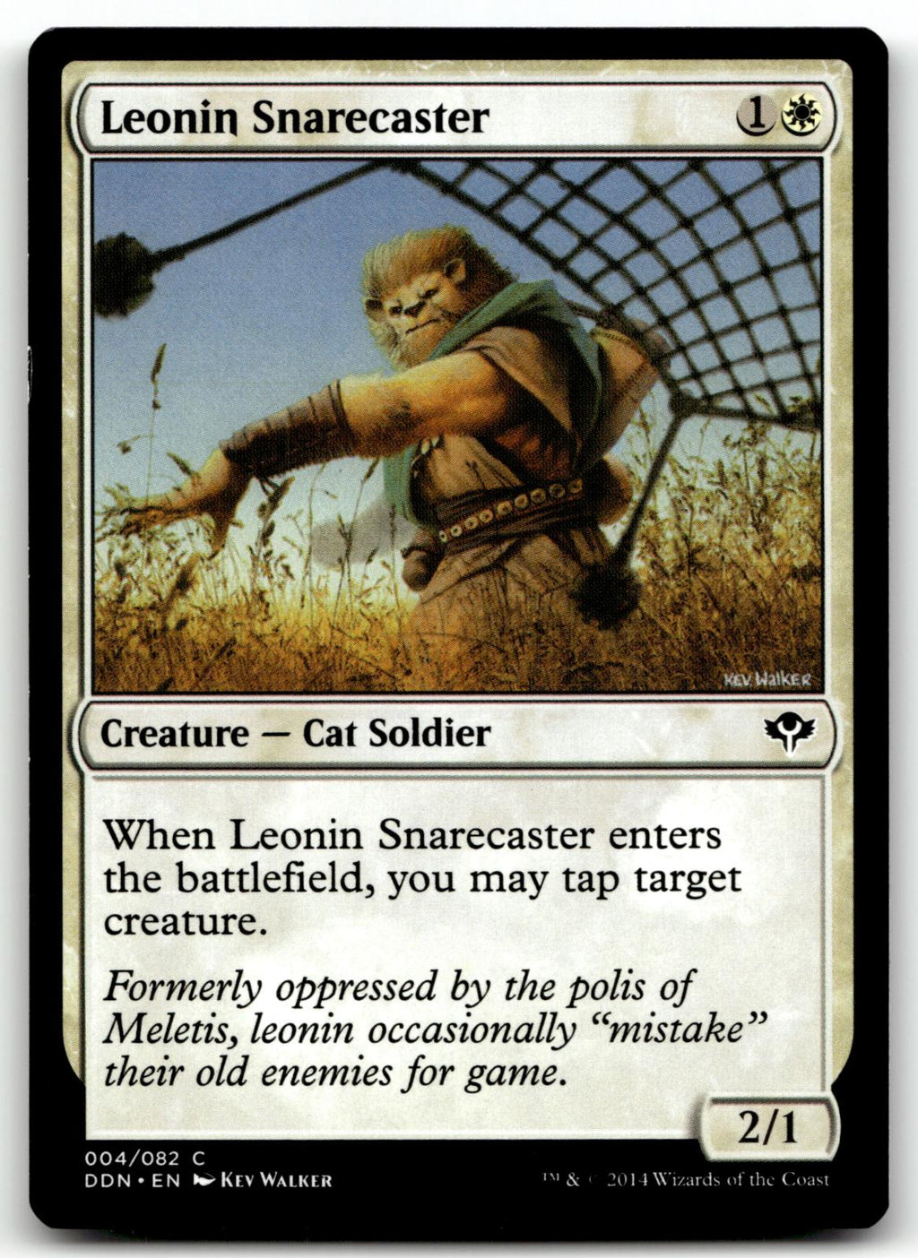 Leonin Snarecaster 4 Duel Decks: Speed vs. Cunning Magic: The Gathering NM
