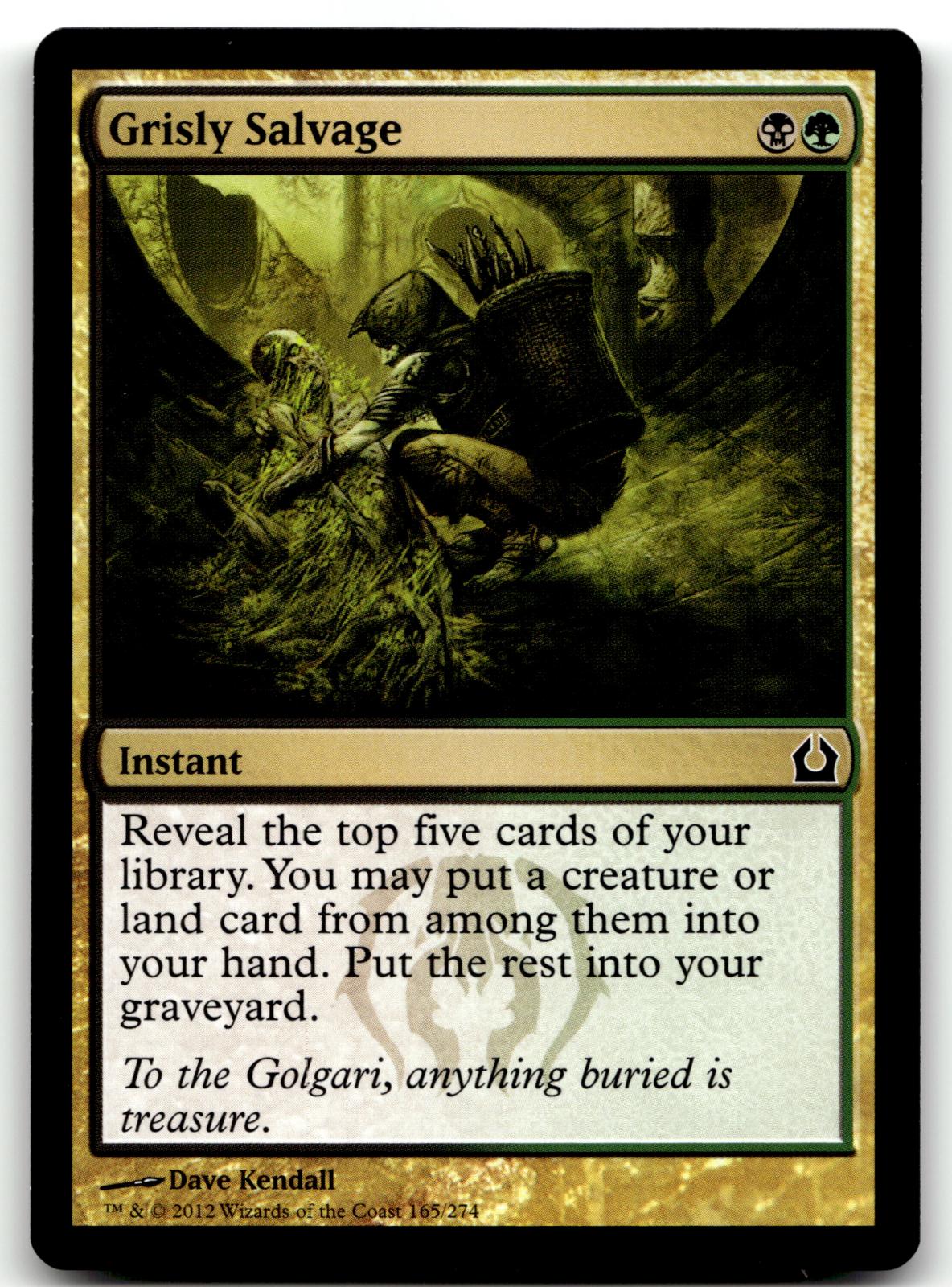 Grisly Salvage 165 Common Return to Ravnica Magic: The Gathering Near Mint