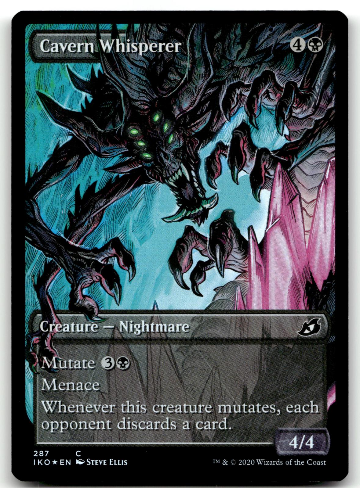 Cavern Whisperer (Showcase) 287 Ikoria: Lair of Behemoths Magic: The Gathering Foil NM