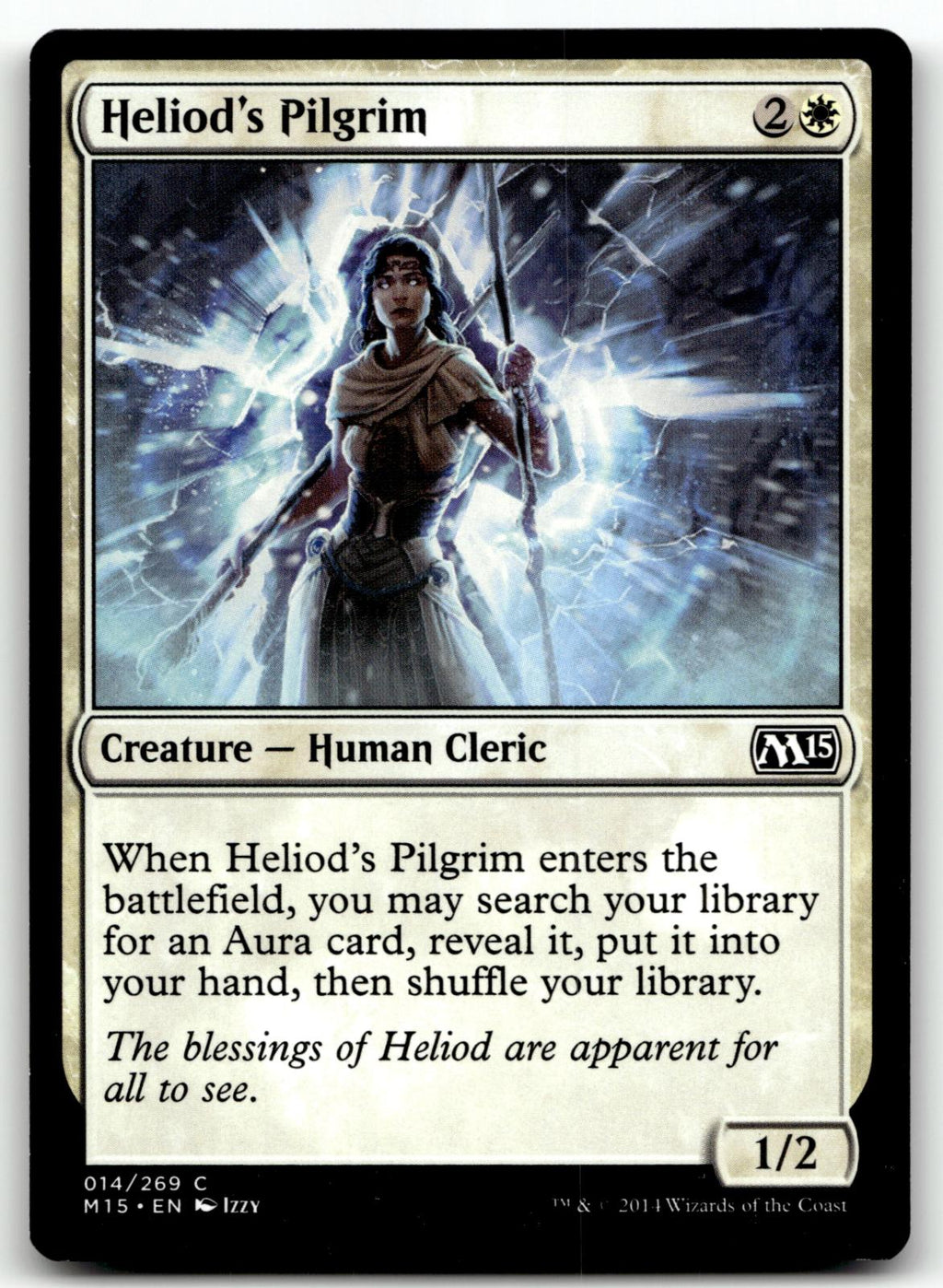 Heliod's Pilgrim 14 Common Magic 2015 (M15) Magic: The Gathering Near Mint
