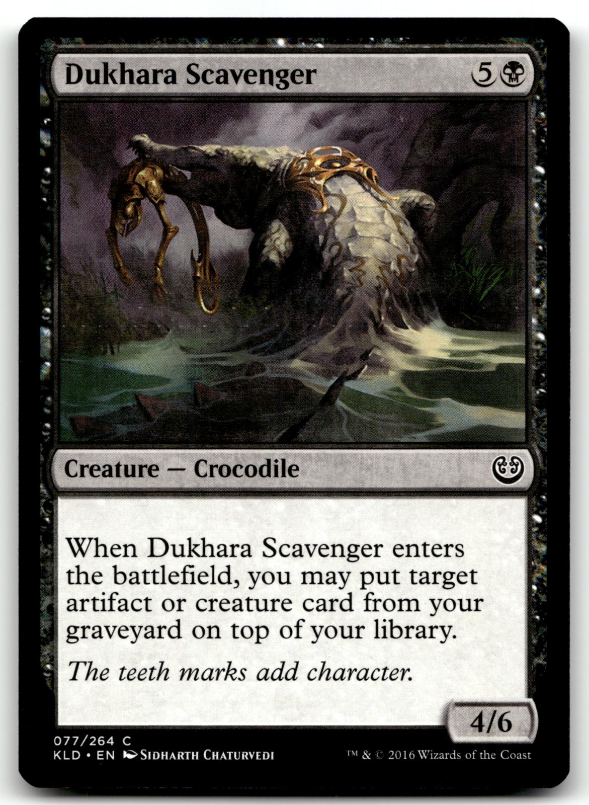 Dukhara Scavenger 77 Common Kaladesh Magic: The Gathering Near Mint