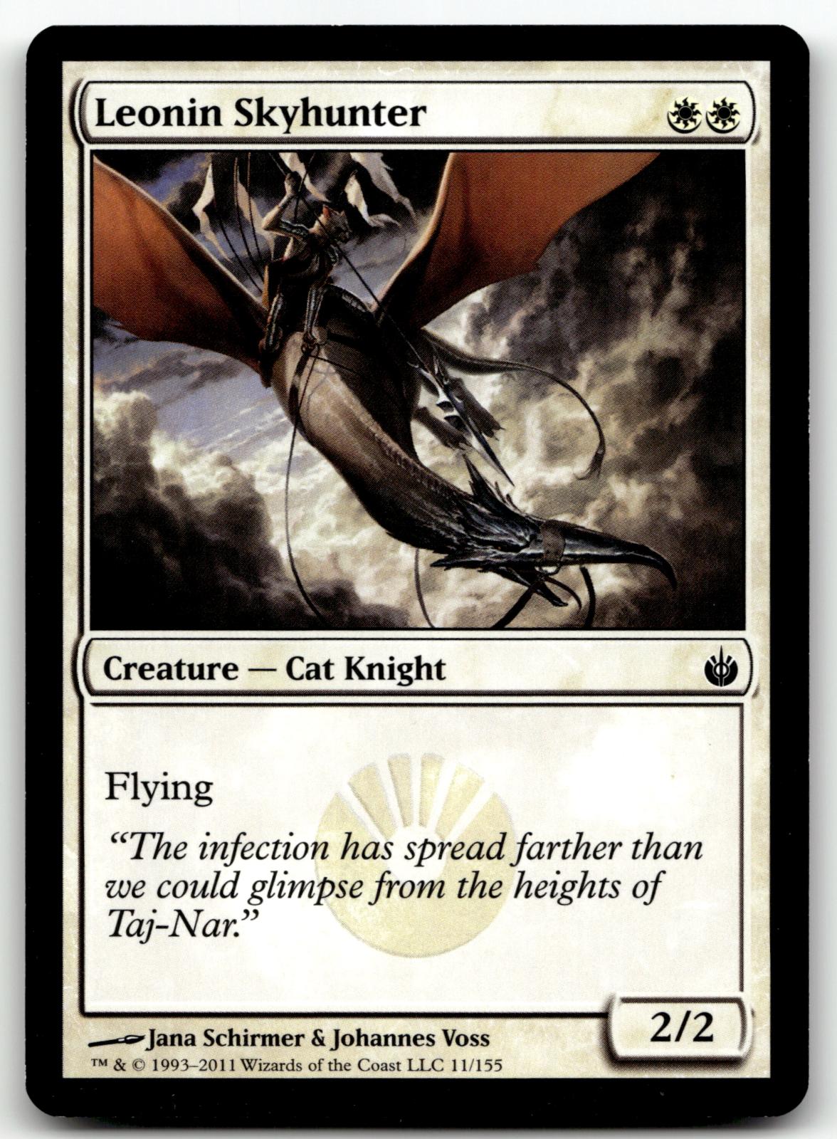 Leonin Skyhunter 11 Common Mirrodin Besieged Magic: The Gathering Near Mint