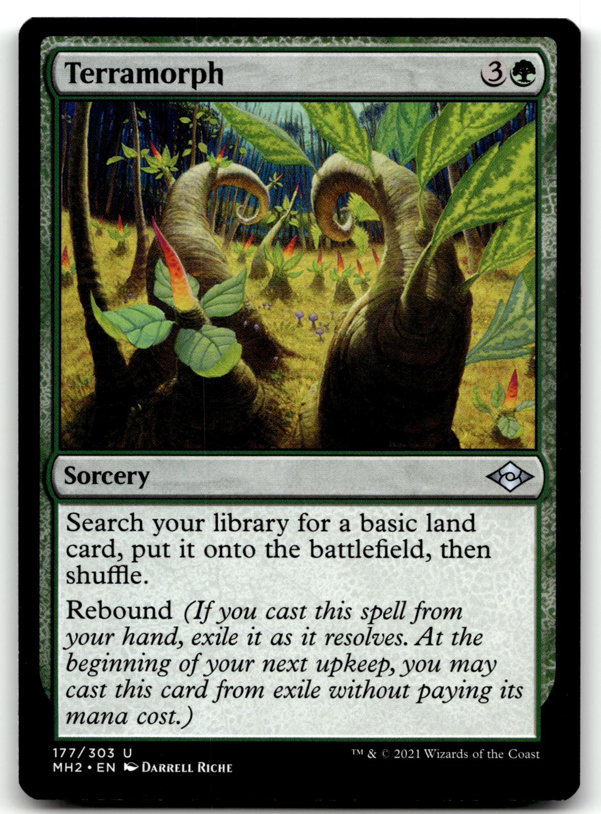 Terramorph 177 Uncommon Modern Horizons 2 Magic: The Gathering Near Mint