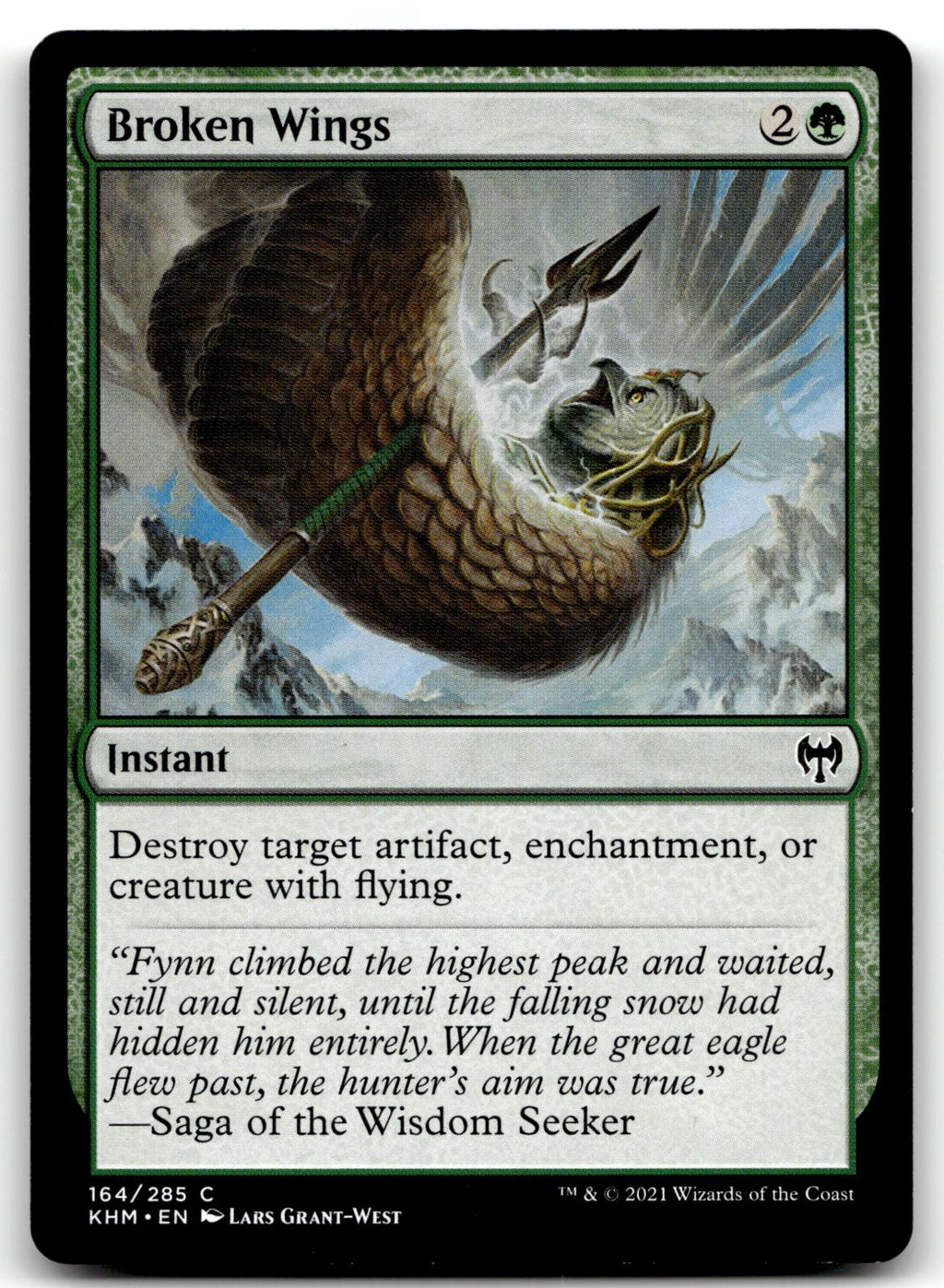 Broken Wings 164 Common Kaldheim Magic: The Gathering Near Mint