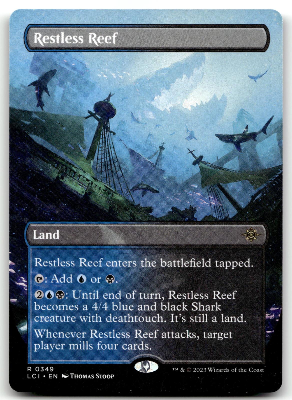 Restless Reef (Borderless) 349 The Lost Caverns of Ixalan Magic: 