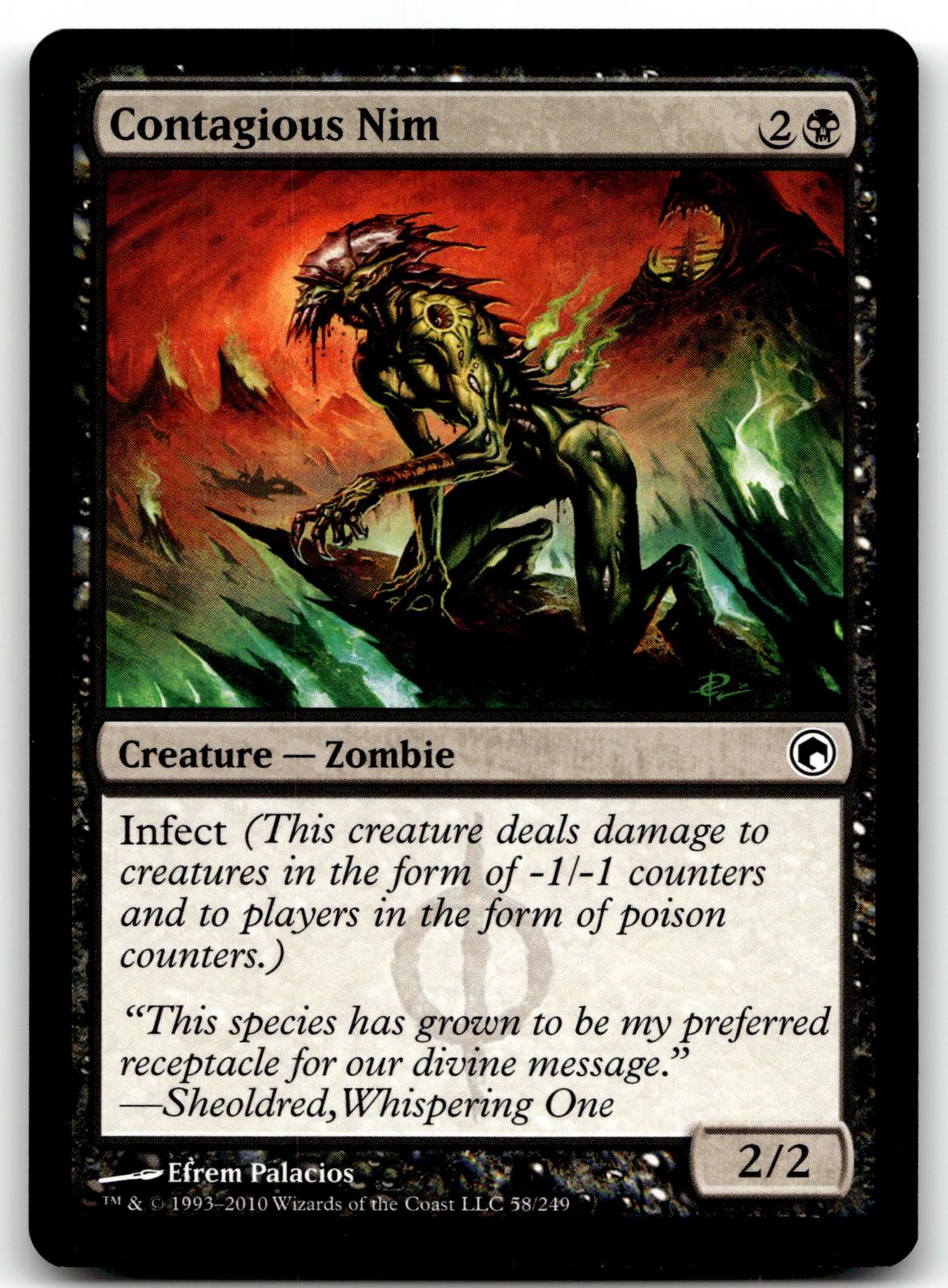 Contagious Nim 58 Common Scars of Mirrodin Magic: The Gathering Near Mint