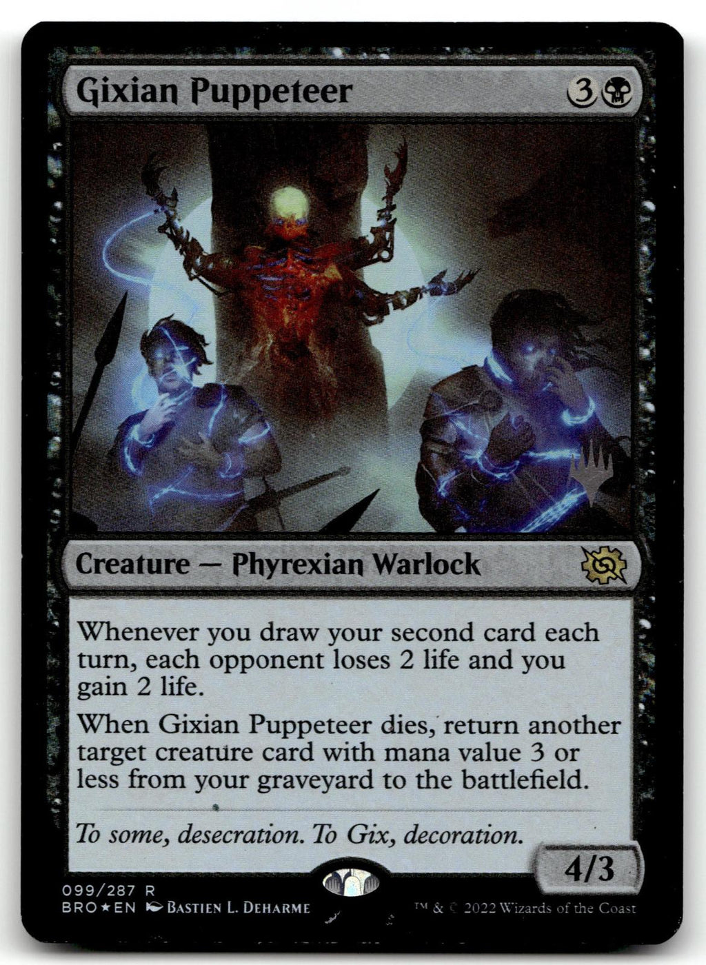 Gixian Puppeteer 99 Rare The Brothers' War Magic: The Gathering Near Mint
