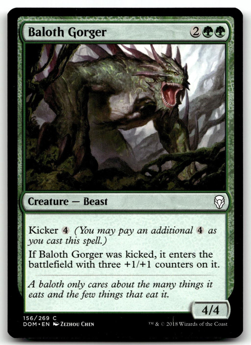 Baloth Gorger 156 Common Dominaria Magic: The Gathering Near Mint