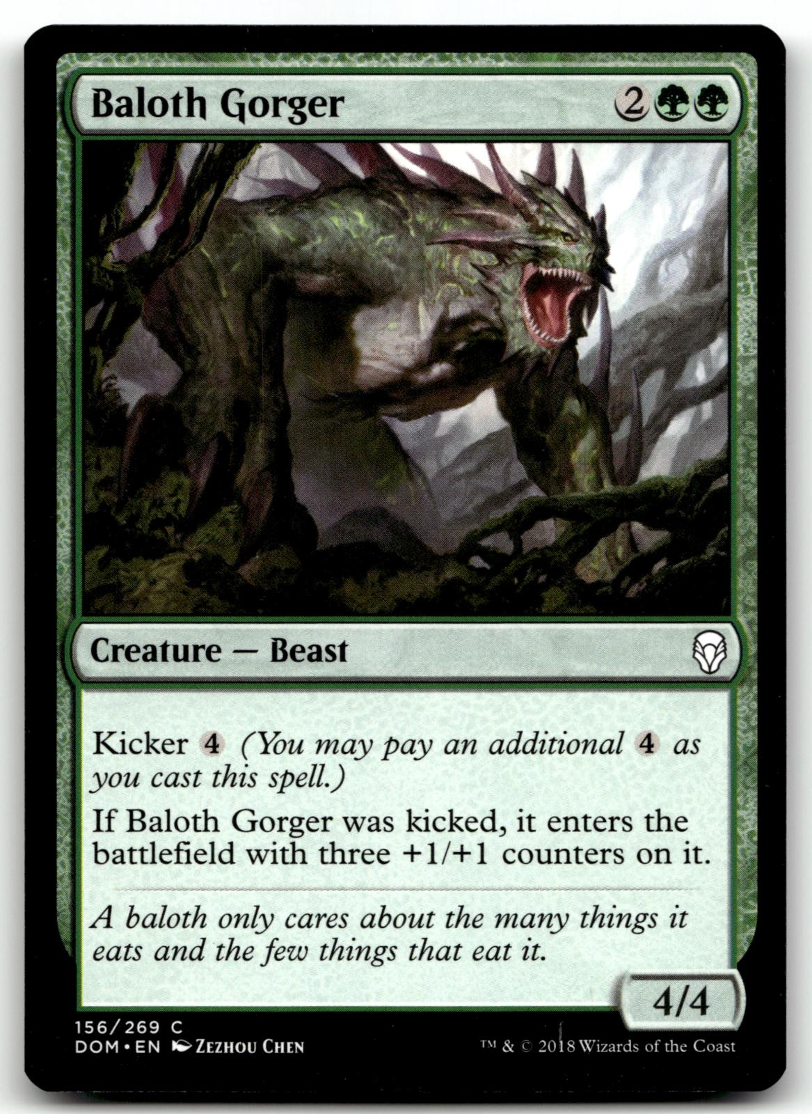Baloth Gorger 156 Common Dominaria Magic: The Gathering Near Mint