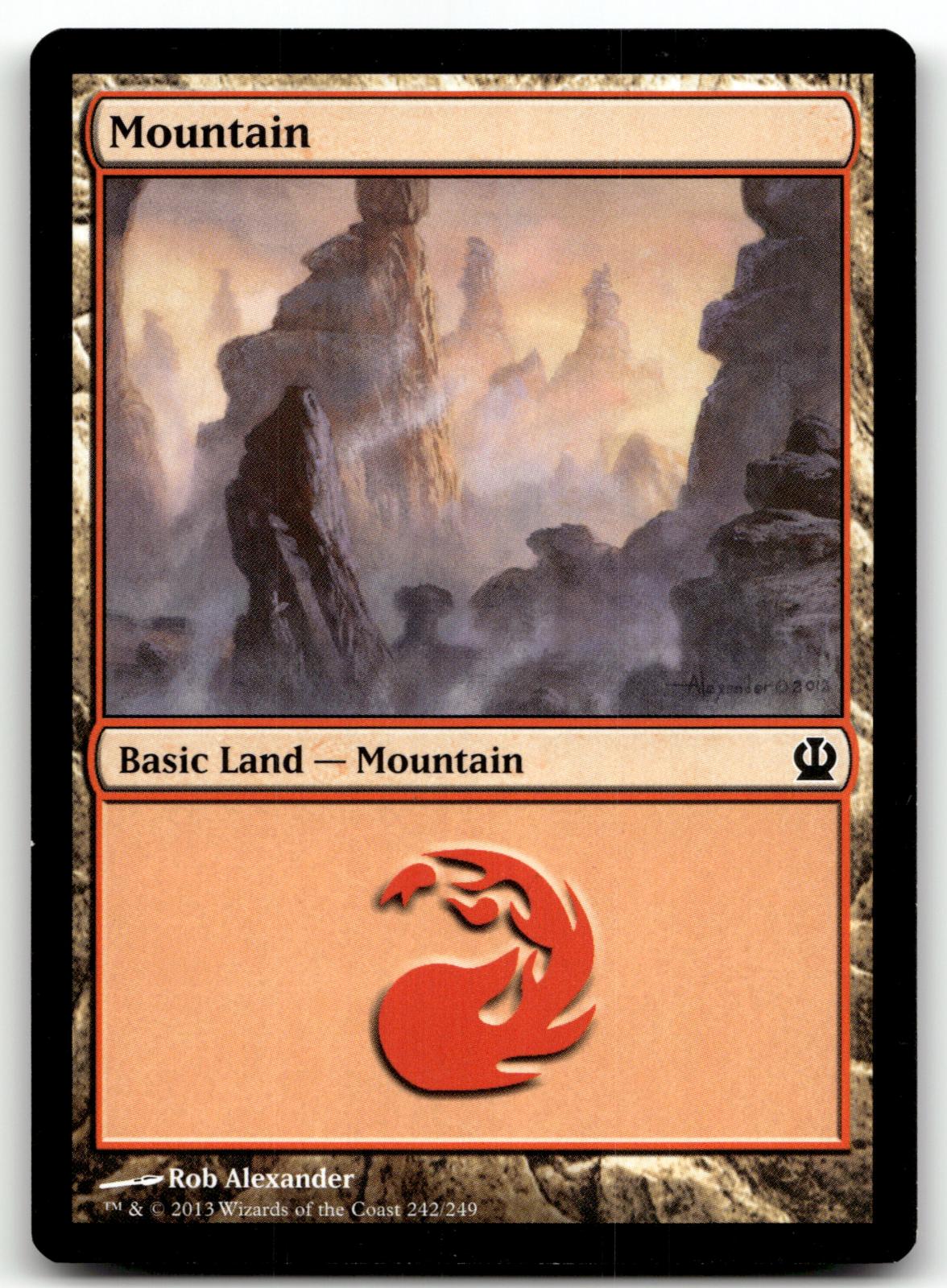Mountain (242) 242 Land Theros Magic: The Gathering Near Mint