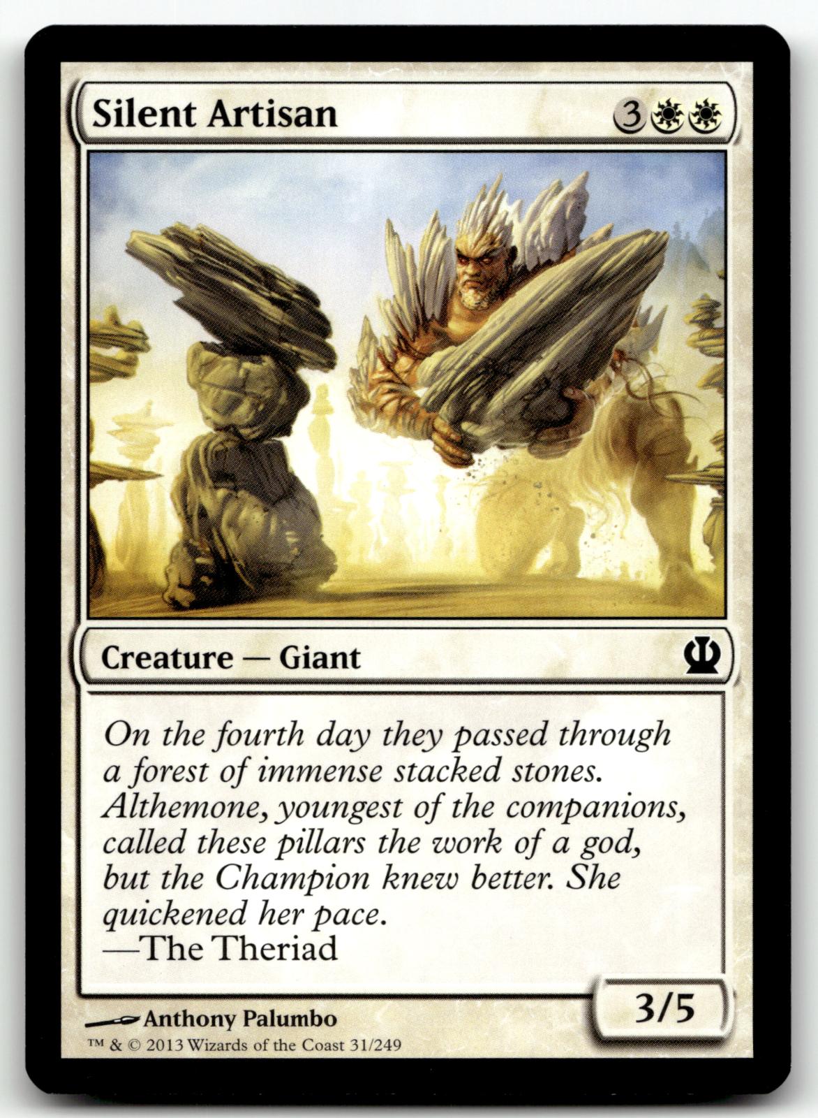 Silent Artisan 31 Common Theros Magic: The Gathering Near Mint