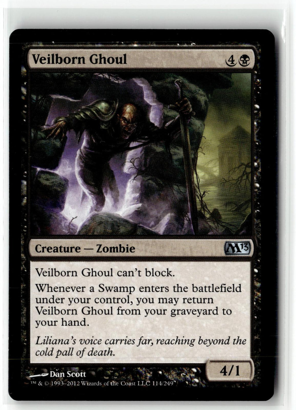 Veilborn Ghoul 114 Uncommon Magic 2013 (M13) Magic: The Gathering Near Mint