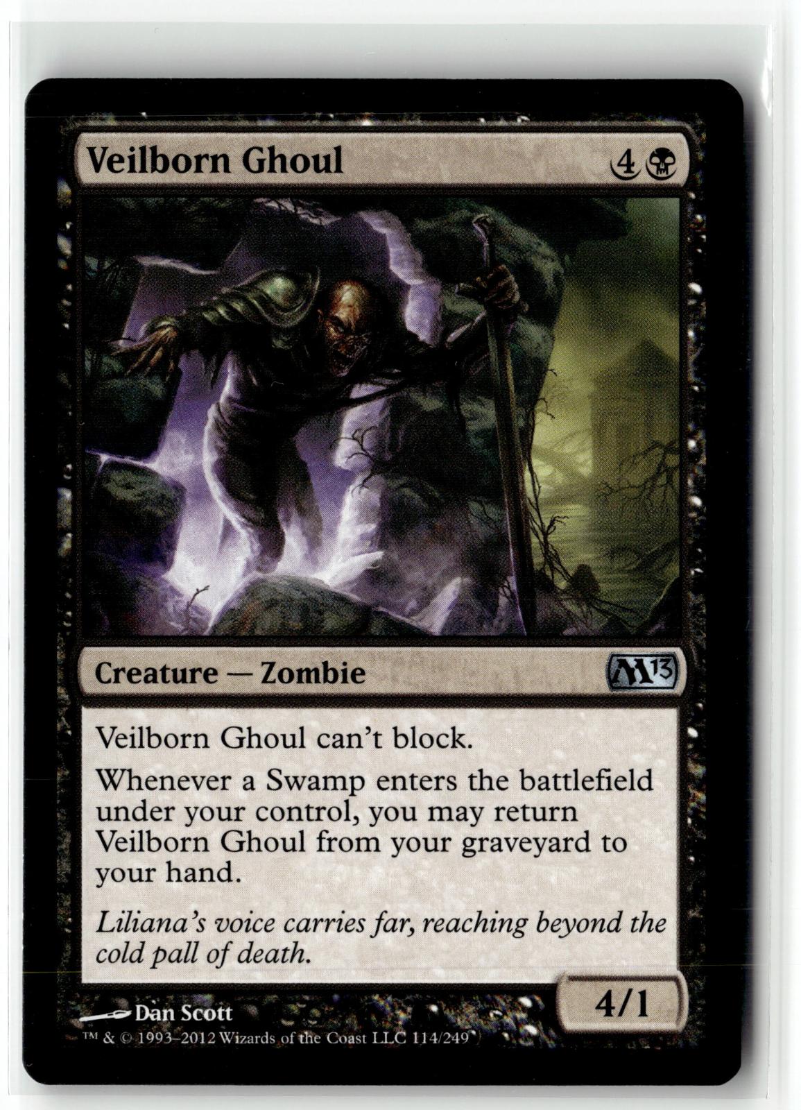 Veilborn Ghoul 114 Uncommon Magic 2013 (M13) Magic: The Gathering Near Mint