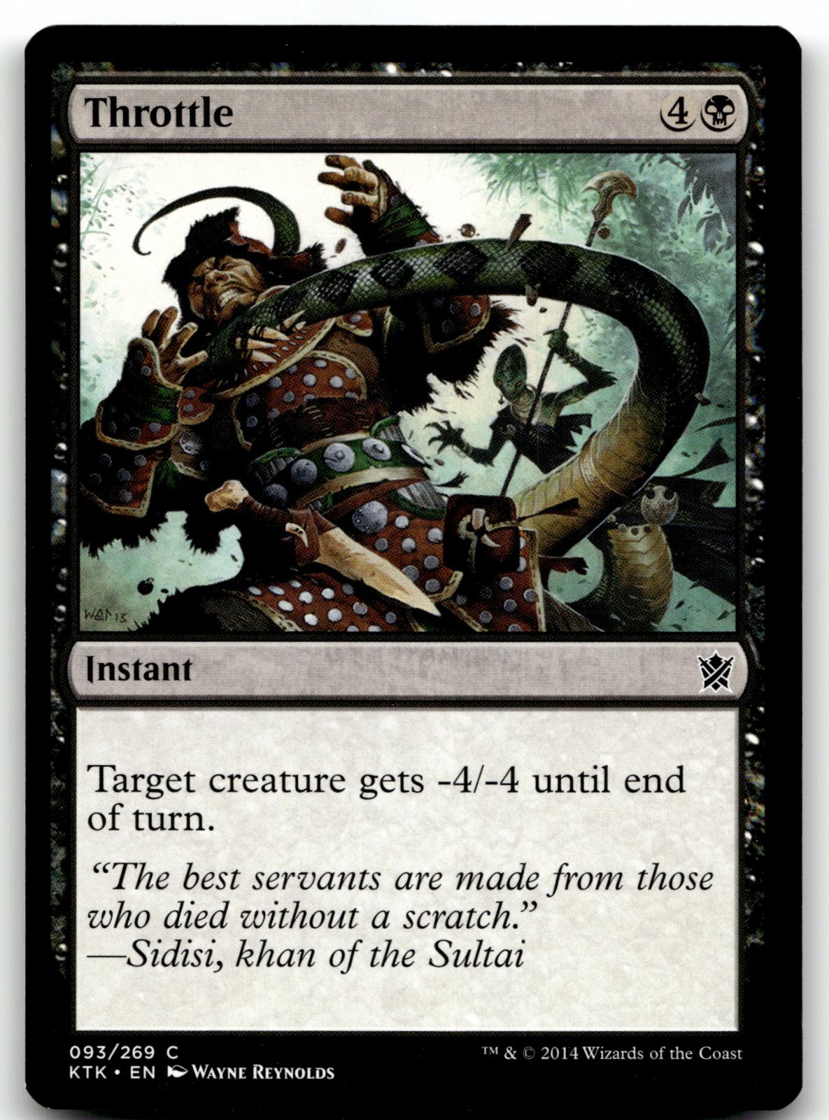 Throttle 93 Common Khans of Tarkir Magic: The Gathering Near Mint