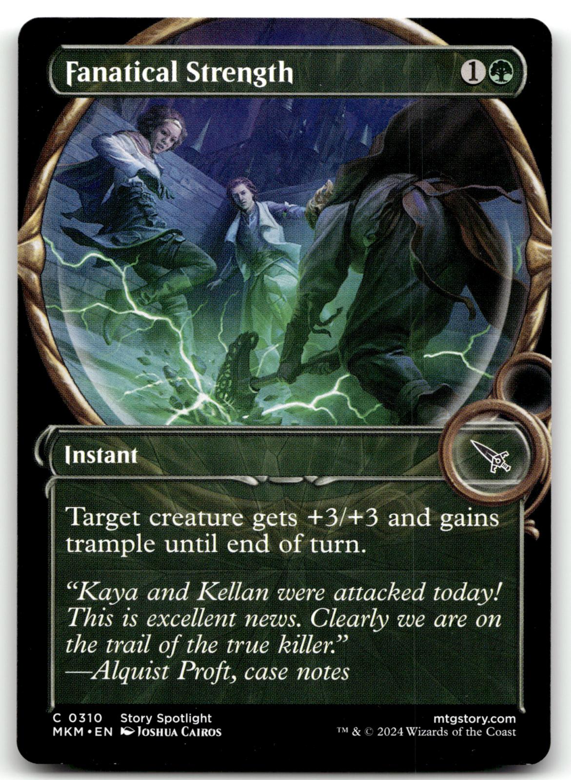 Fanatical Strength (Showcase) 310 Murders at Karlov Manor Magic: The Gathering 