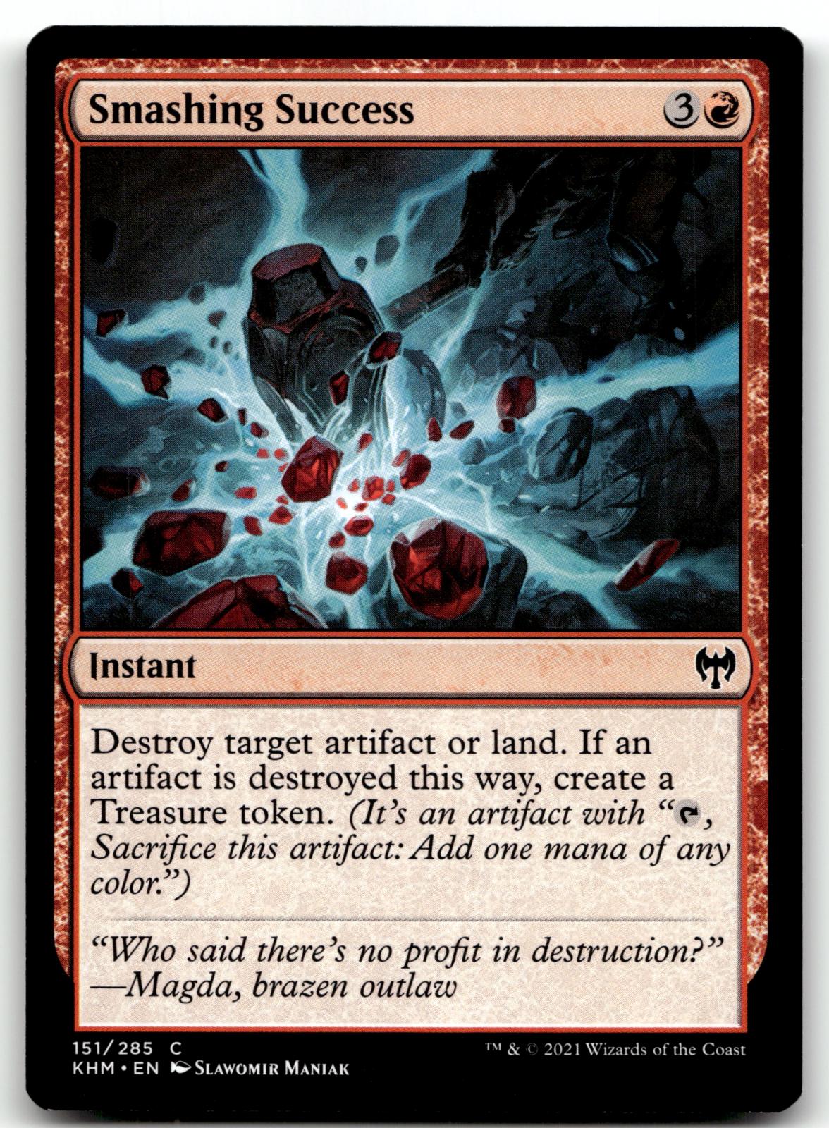 Smashing Success 151 Common Kaldheim Magic: The Gathering Near Mint