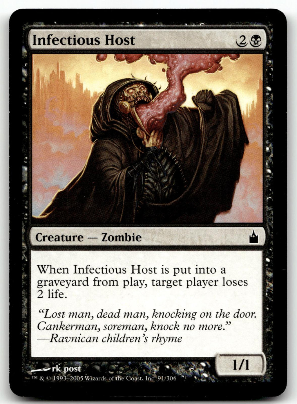 Infectious Host 91 Common Ravnica: City of Guilds Magic: The Gathering Near Mint