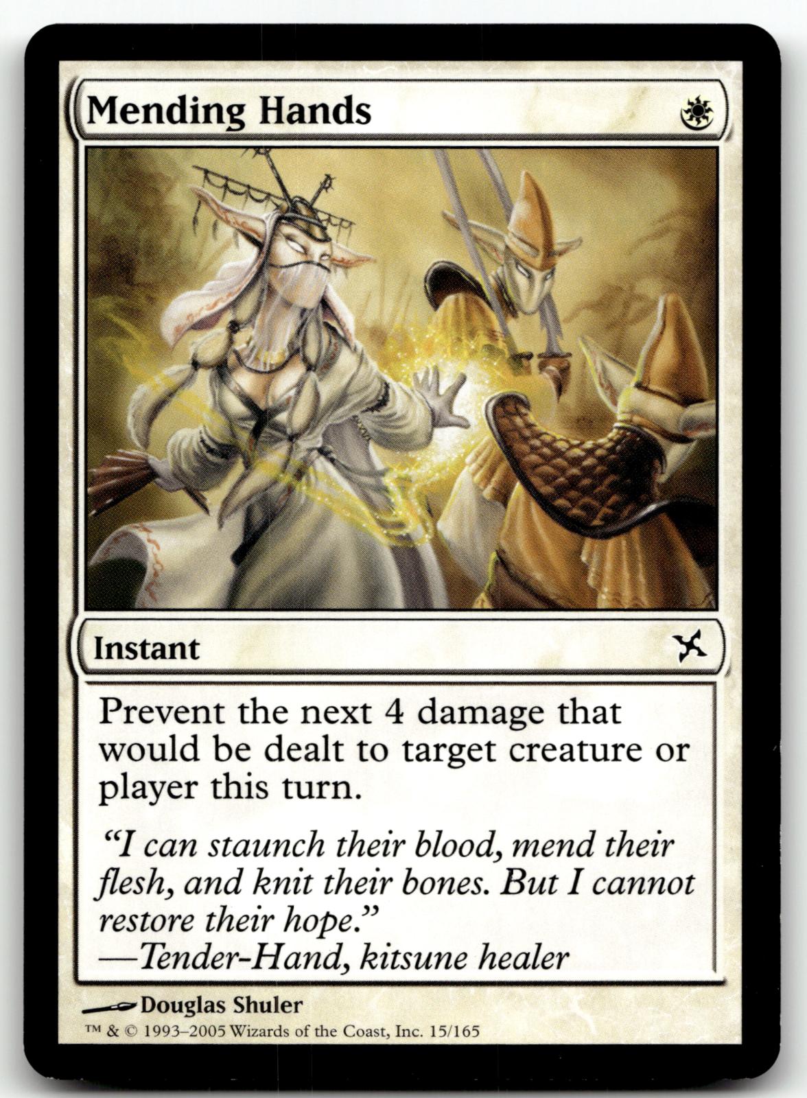 Mending Hands 15 Common Betrayers of Kamigawa Magic: The Gathering Near Mint