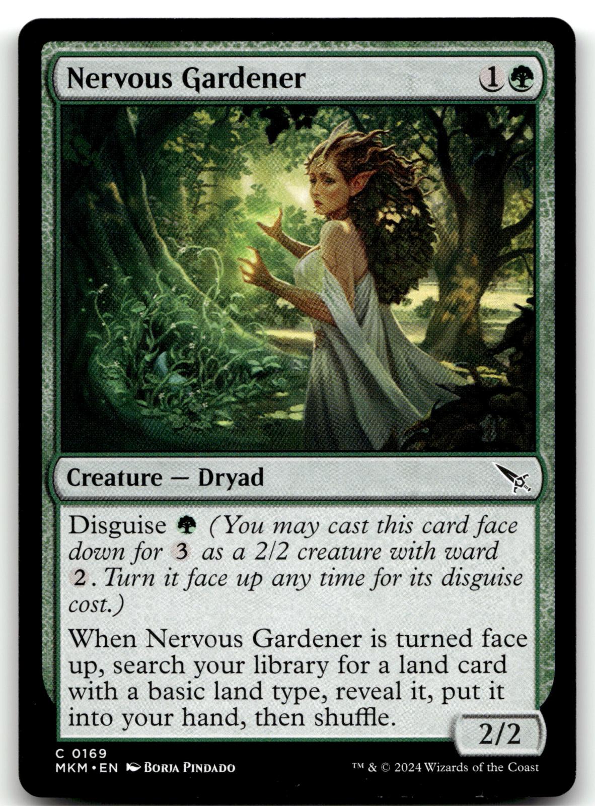 Nervous Gardener 169 Common Murders at Karlov Manor Magic: The Gathering NM